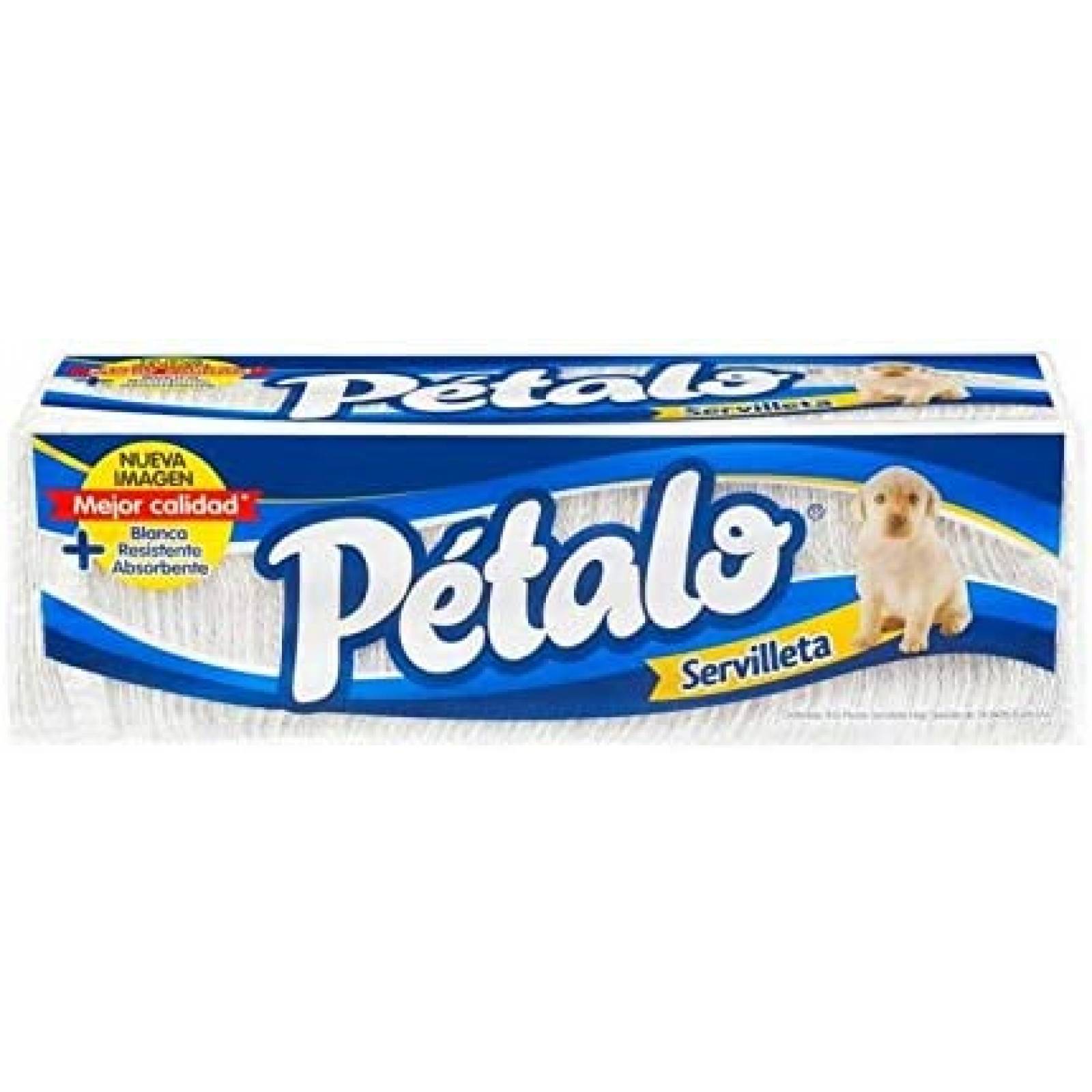 Servilletas Pétalo 4 paquetes hoja sencilla 450 pzas c/u