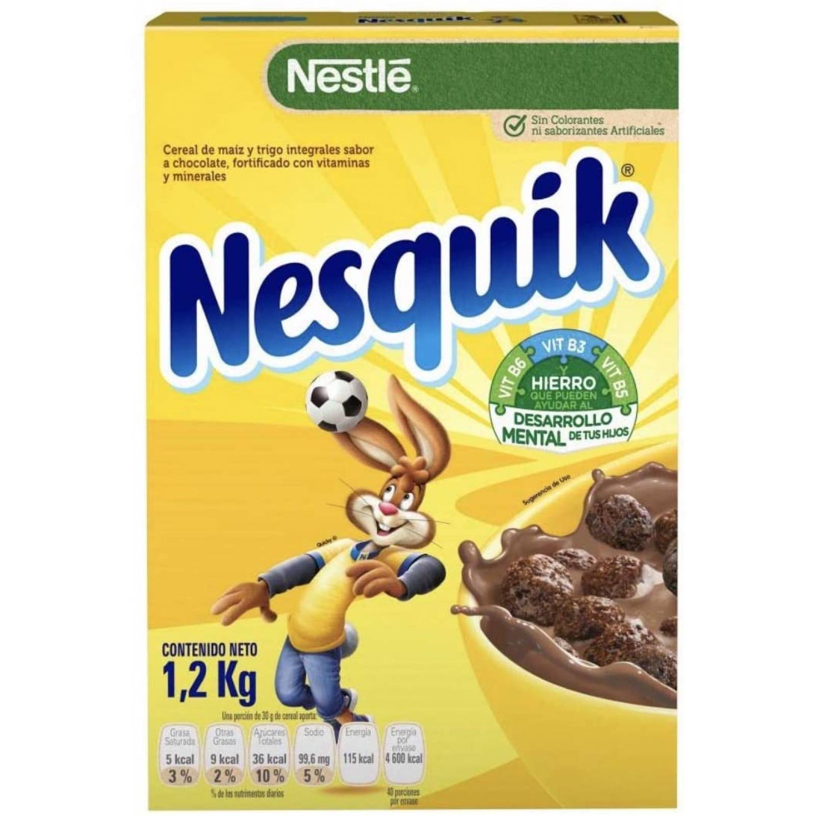 CEREAL NESQUIK NESTLE CHOCOMILK CAJA GRANDE DE 1.2 KG ZUCARITAS