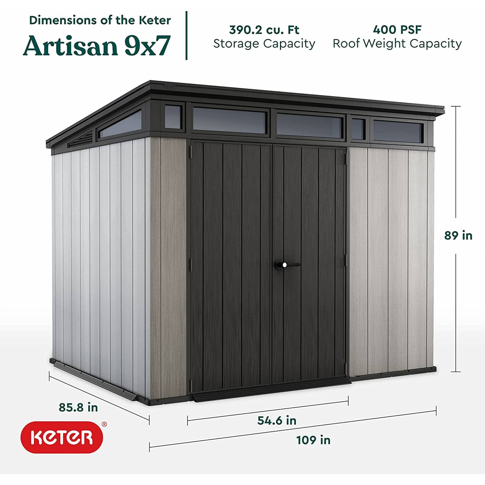 Cobertizo de Almacenamiento para Exteriores