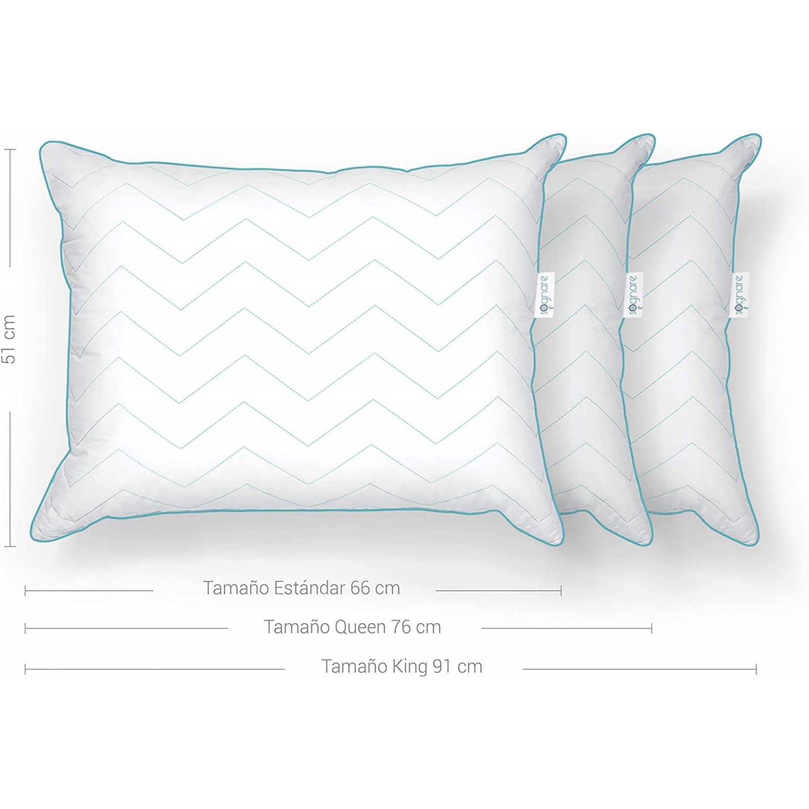 Sognare® Almohada Fussion Estándar Suave