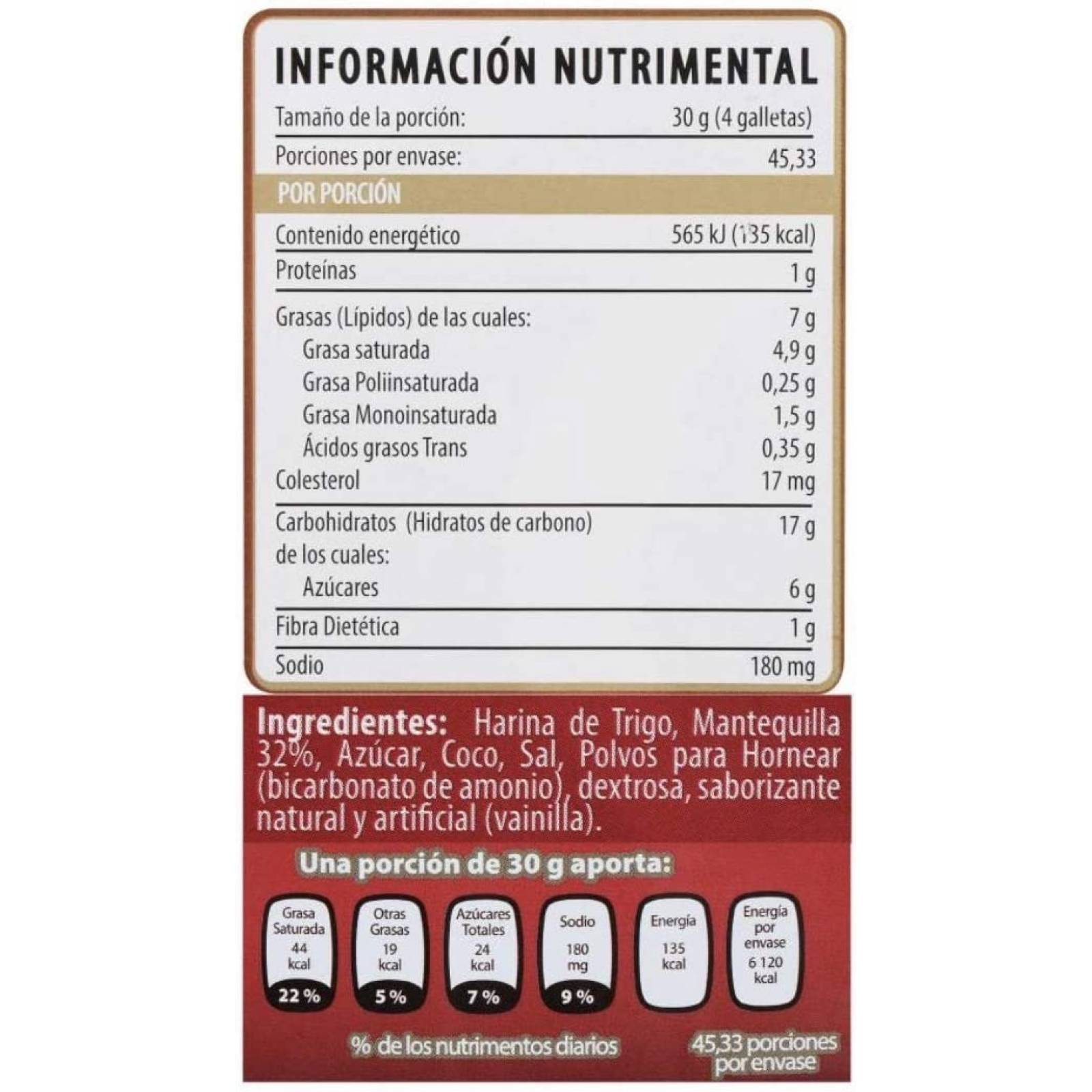 Genérico Galletas Danesas- galletas de mantequilla