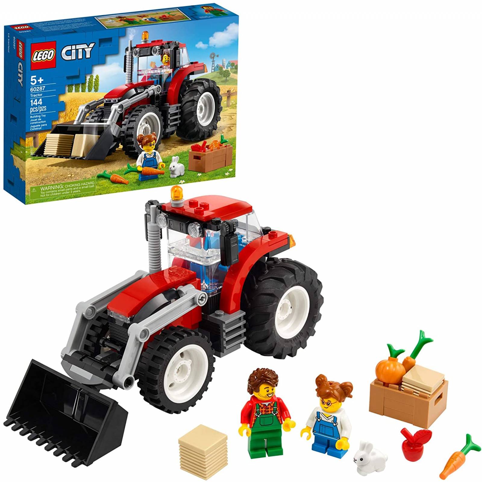 LEGO Kit de construcción City 60287 Tractor (148 Piezas)