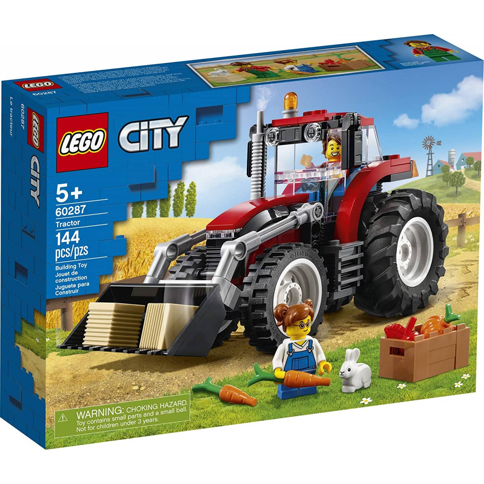 LEGO Kit de construcción City 60287 Tractor (148 Piezas)