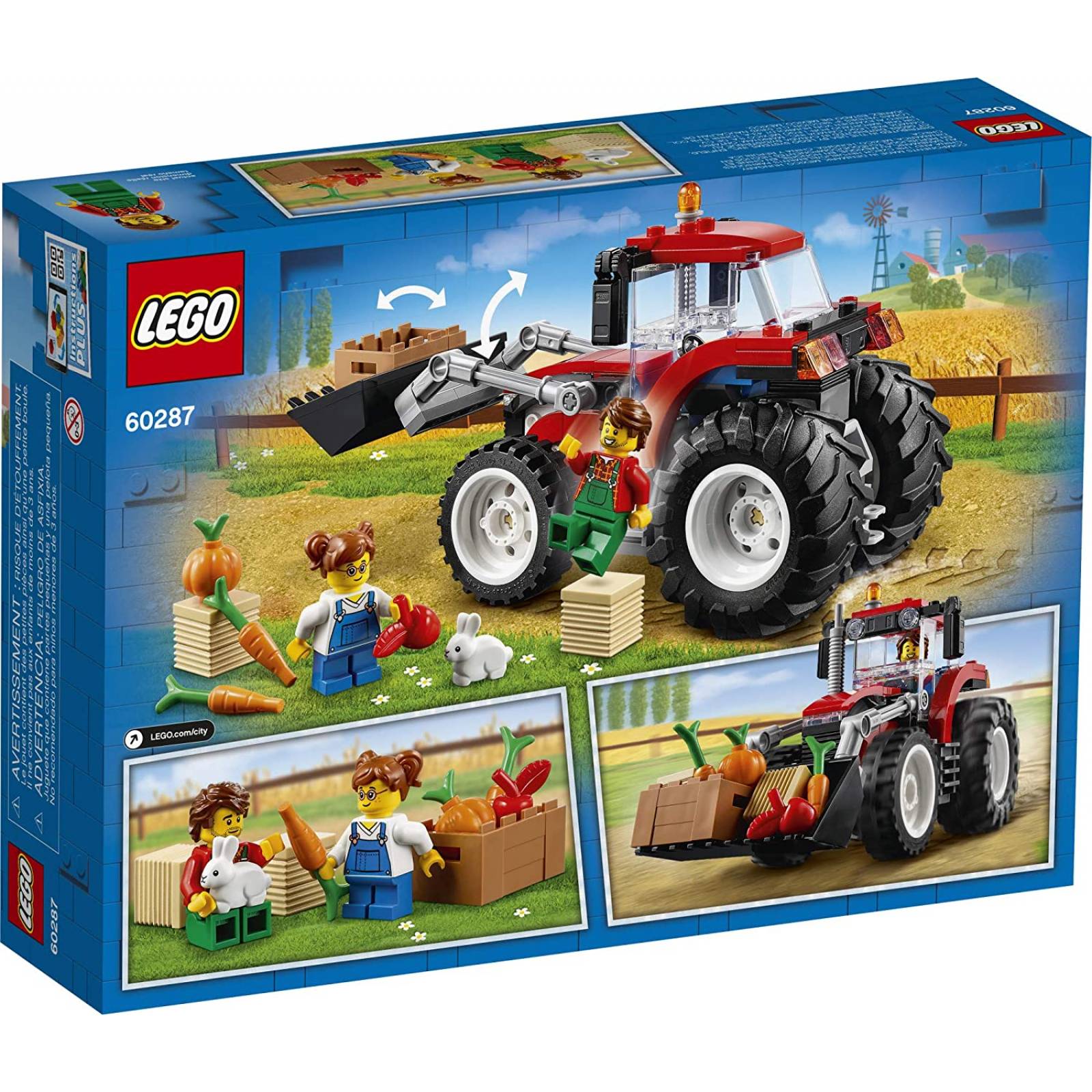 LEGO Kit de construcción City 60287 Tractor (148 Piezas)