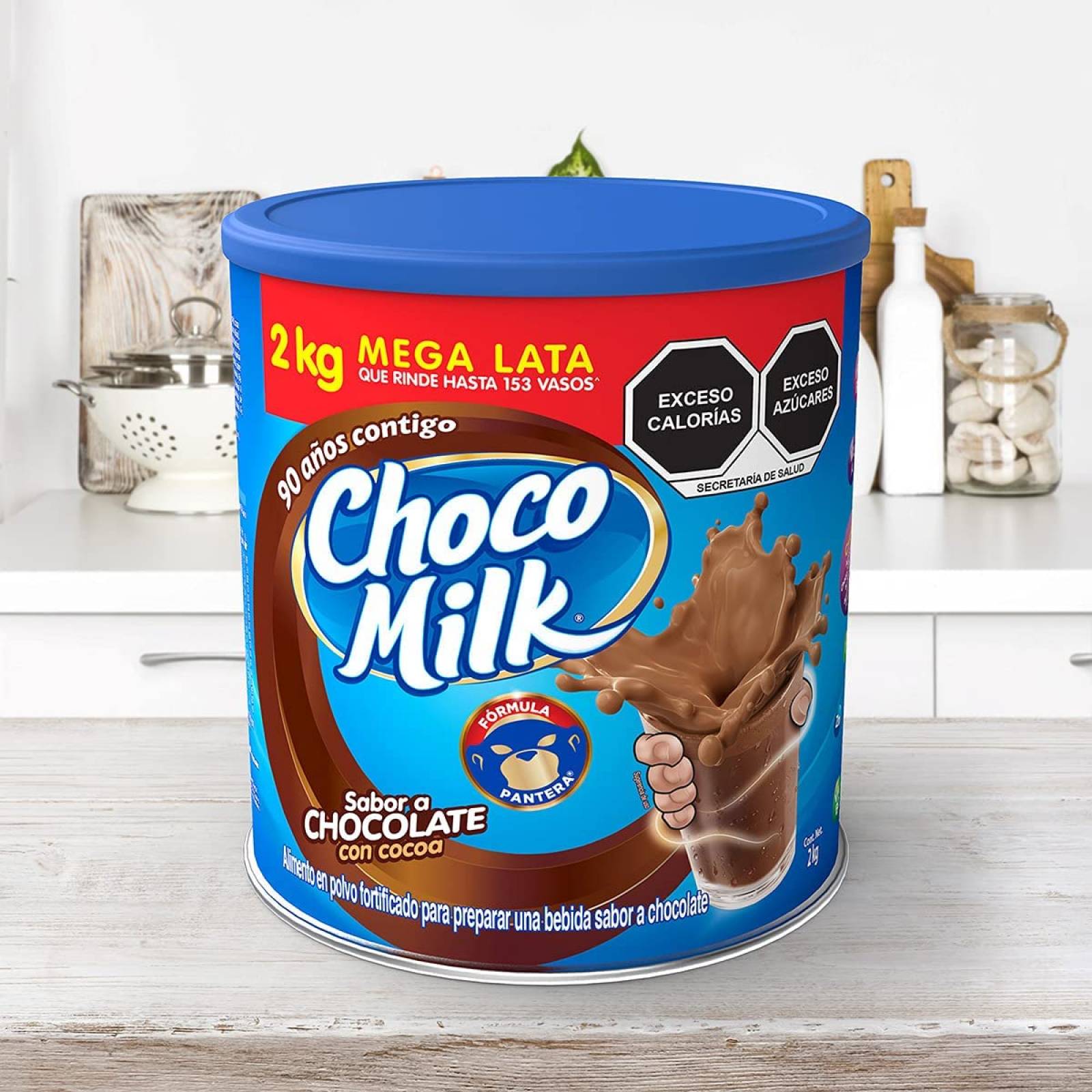 CHOCOLATE EN POLVO CHOCOMILK CHOCO MILK BOTE GRANDE DE 2 KG MALTEADA