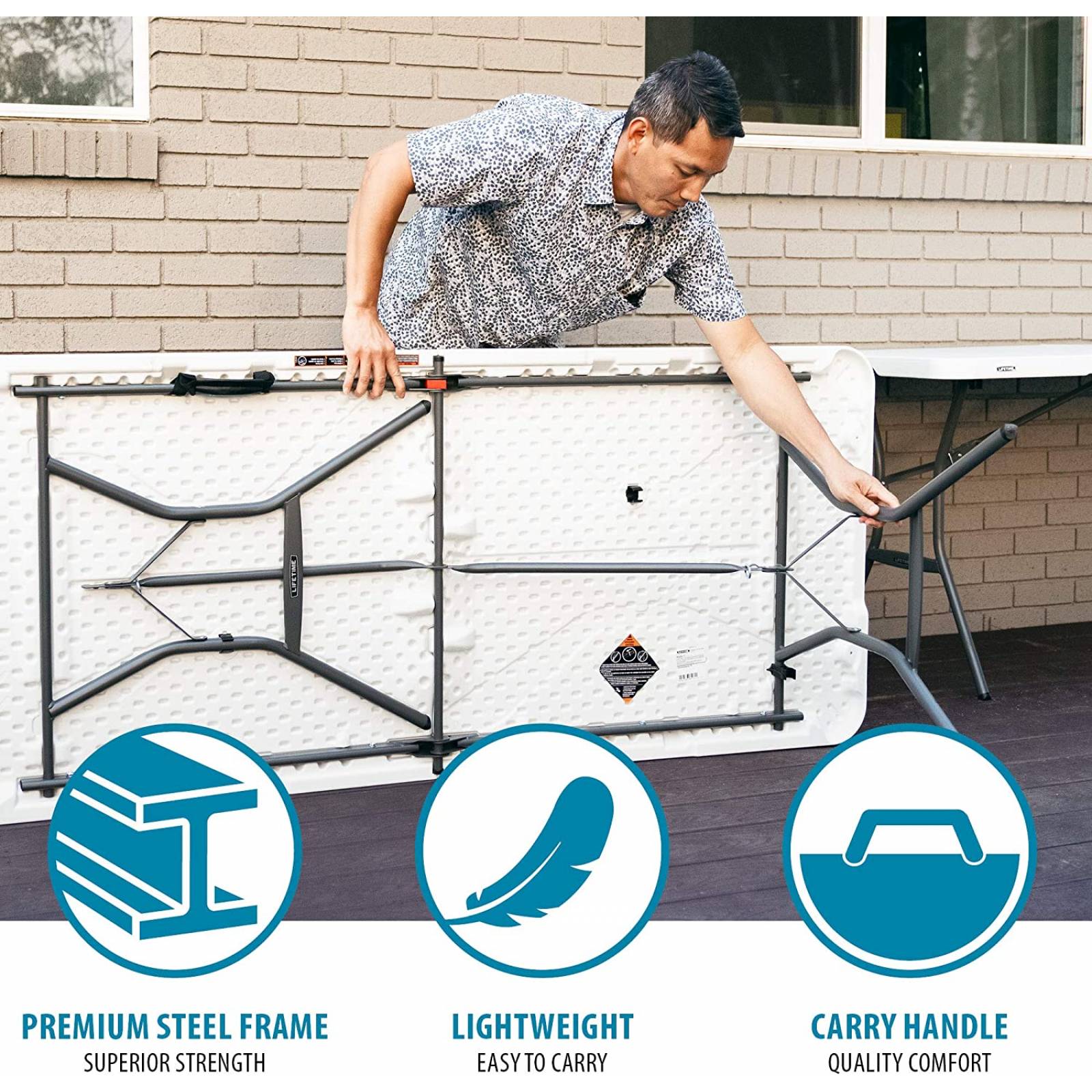 Lifetime 25011 Mesa Plegable, 6 Pies