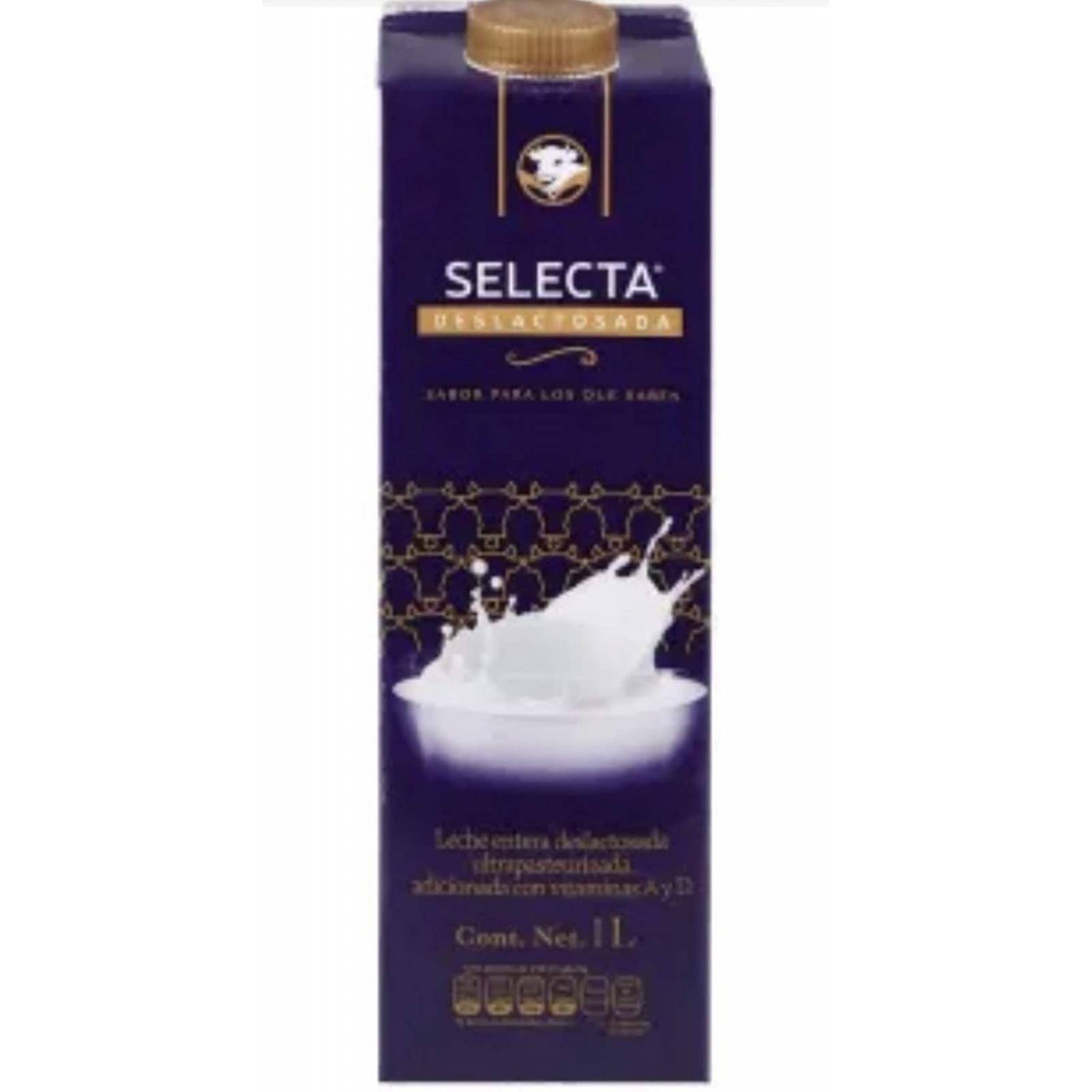 LECHE ALPURA SELECTA DESLACTOSADA CAJA CON 12 PZAS DE 1 LITRO SALUDABLE REFRESCANTE