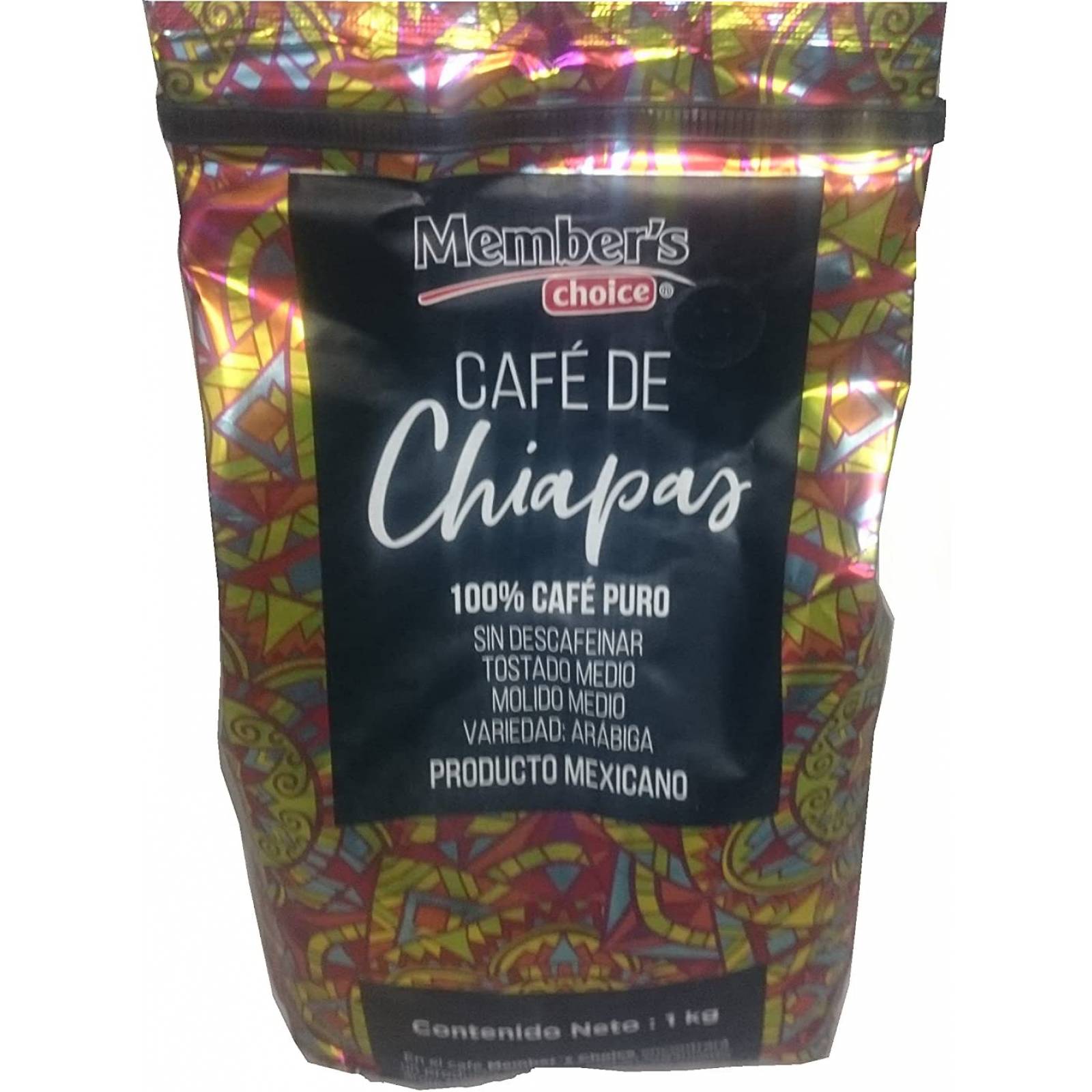 Café de CHIAPAS tostado y molido medio Member´s Choice