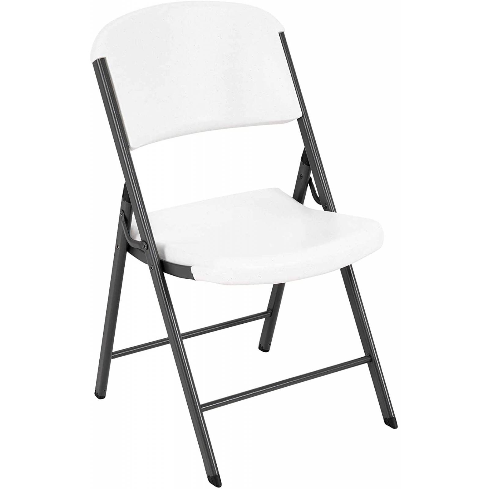 Lifetime 22804 Classic Commercial - Silla Plegable (Granito Blanco, 1 Unidad)