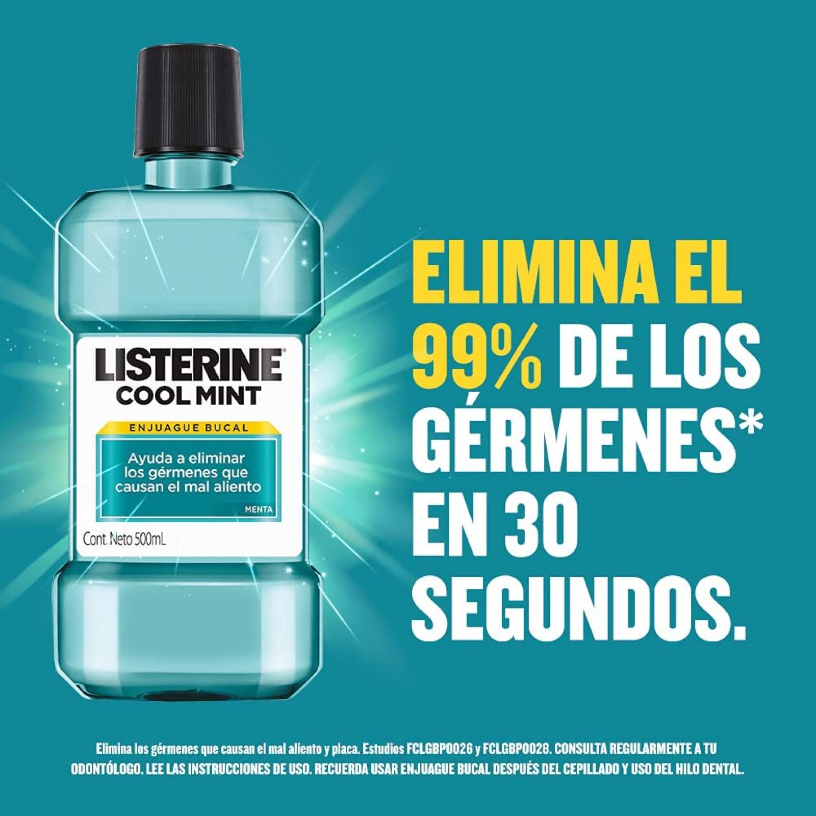 Enjuague Bucal Listerine Cool Mint 500 ml
