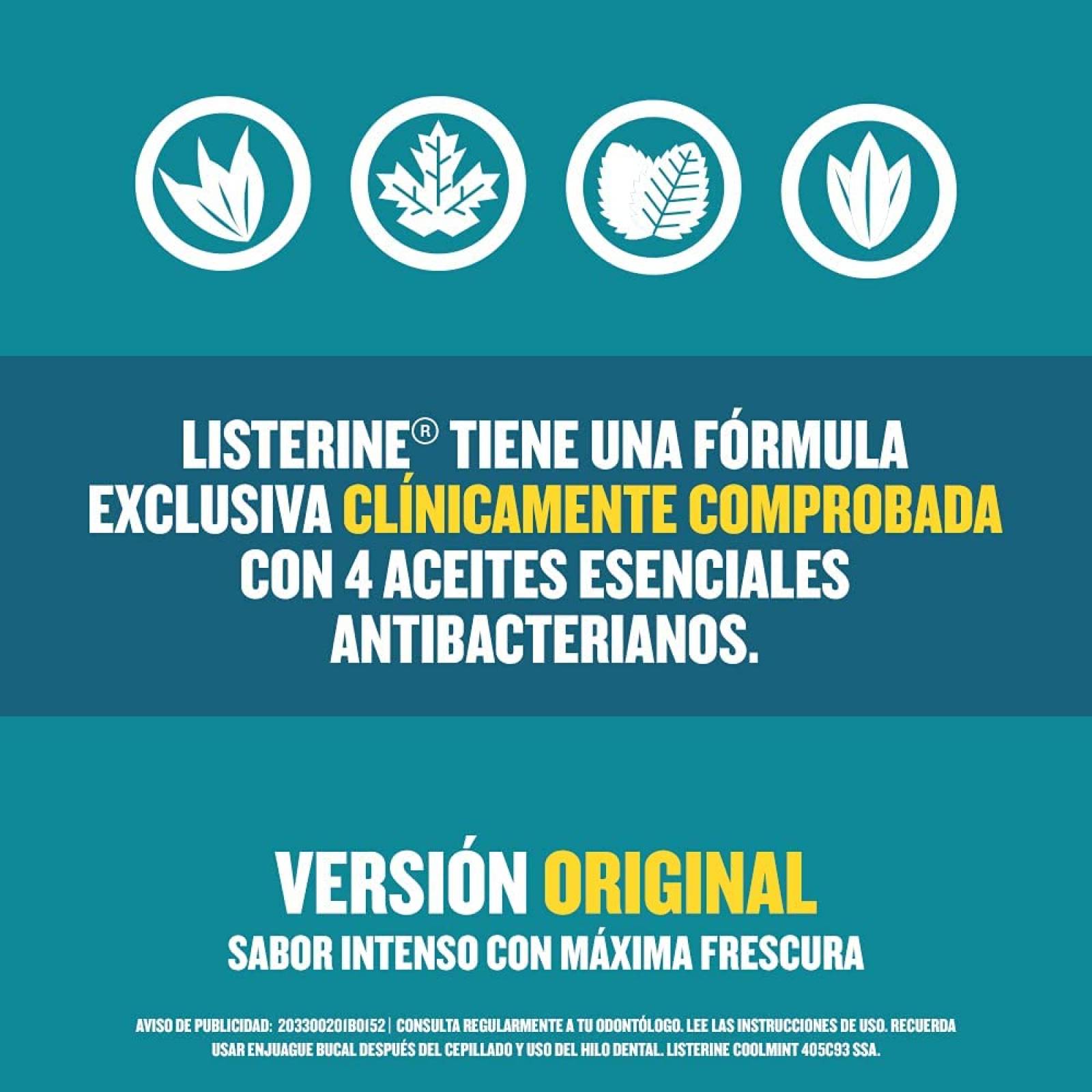 Enjuague Bucal Listerine Cool Mint 500 ml