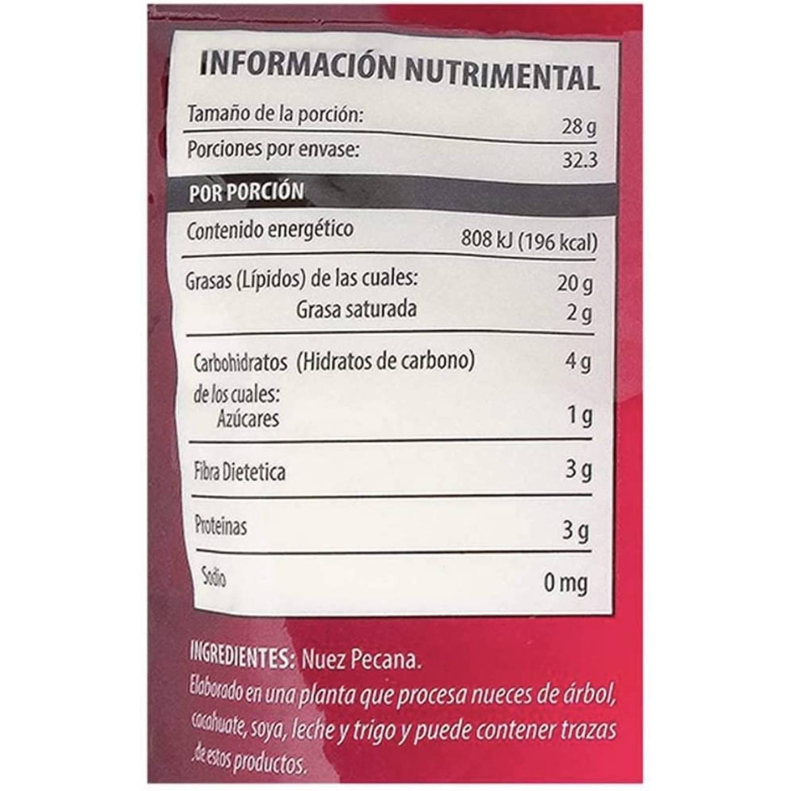 Nueces Pecanas en Mitades Sin Cascara Members Mark