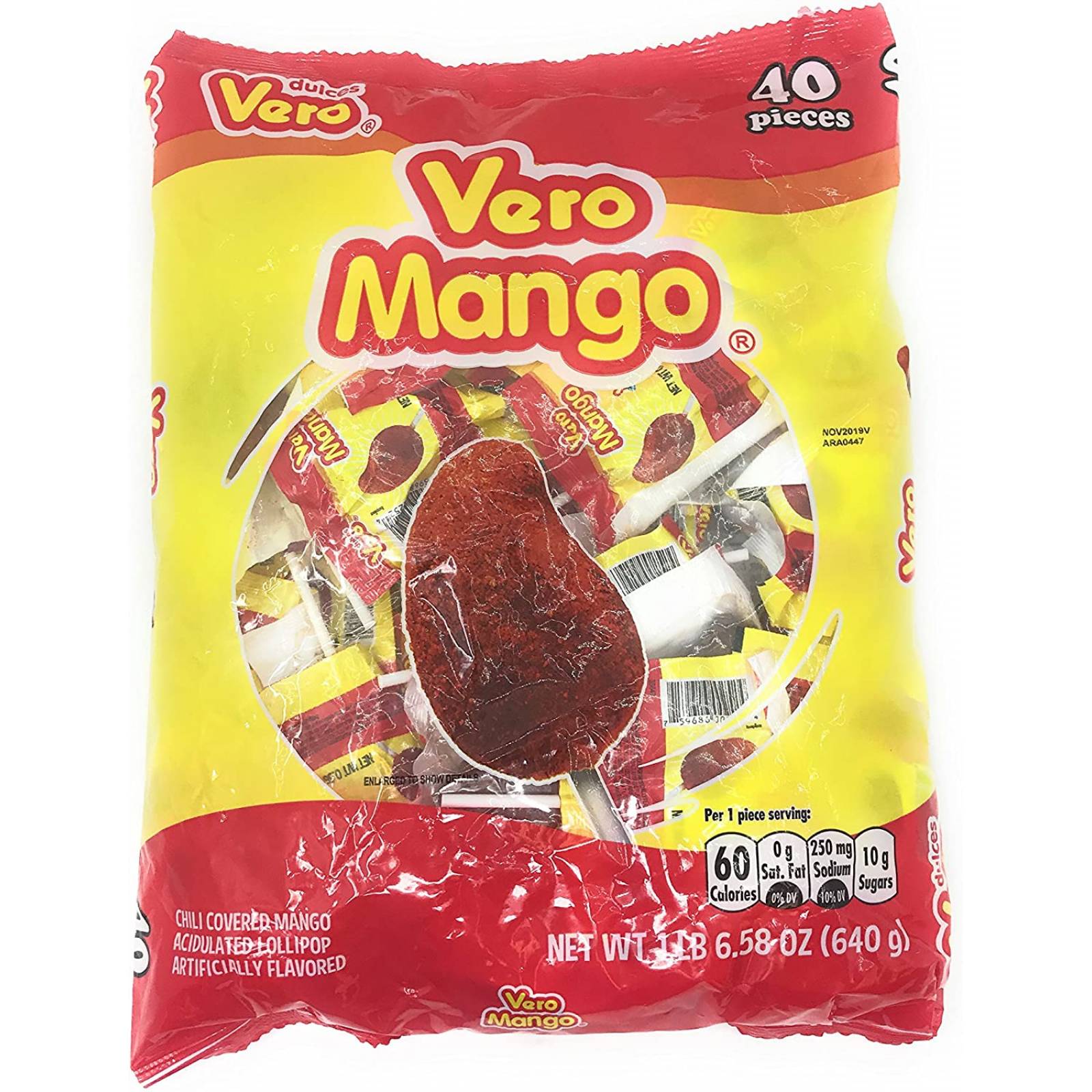 Vero Paletas Sabor Fresa Con Chile