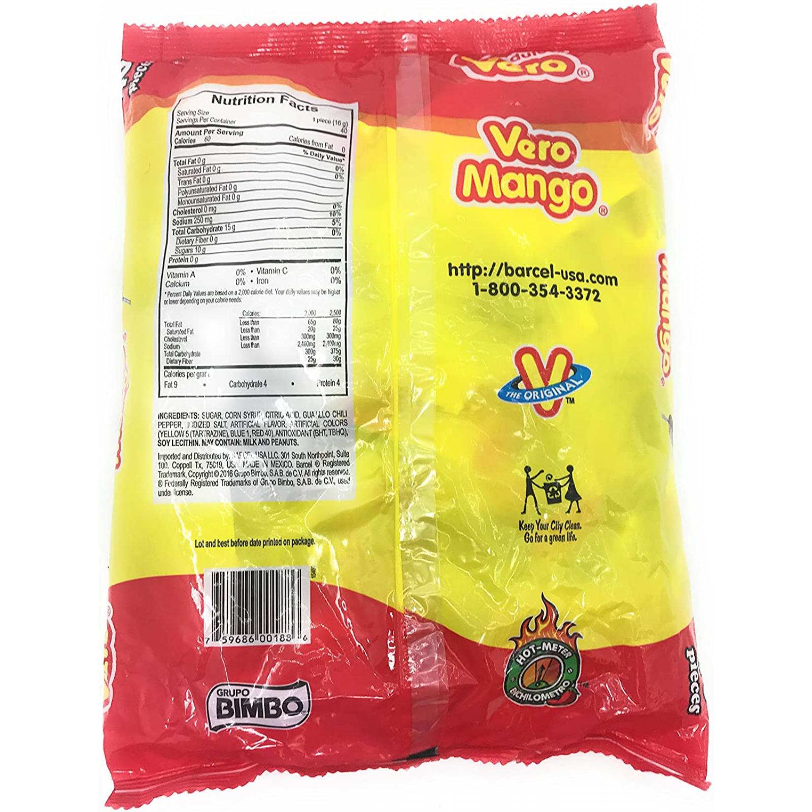Vero Paletas Sabor Fresa Con Chile