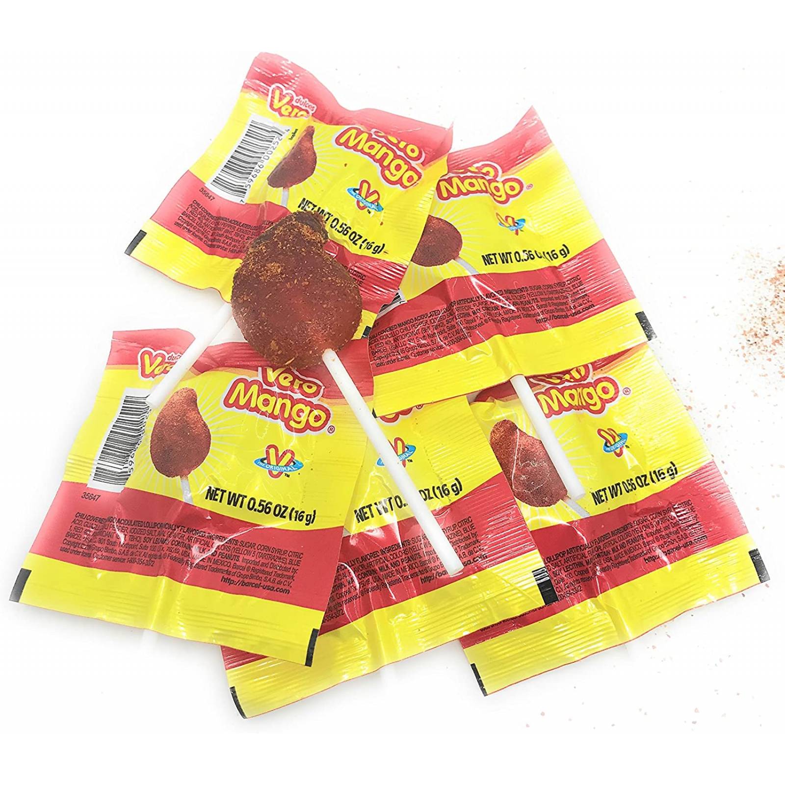 Vero Paletas Sabor Fresa Con Chile