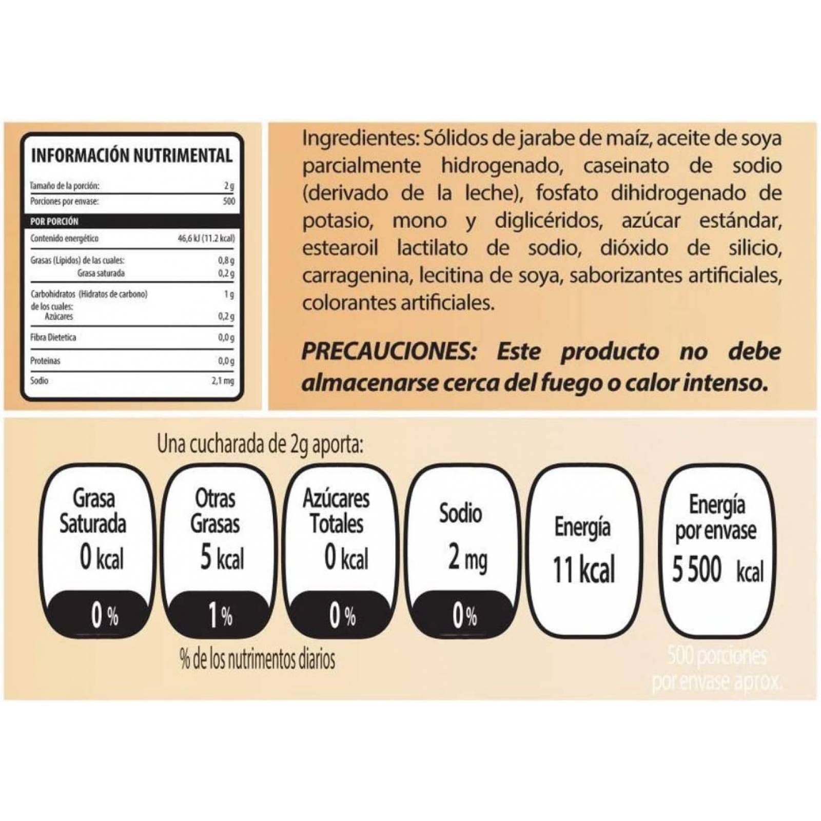 SUSTITUTO DE CREMA MEMBERS MARK NESTLE 1 PIEZAS GRANDE DE 1 KG