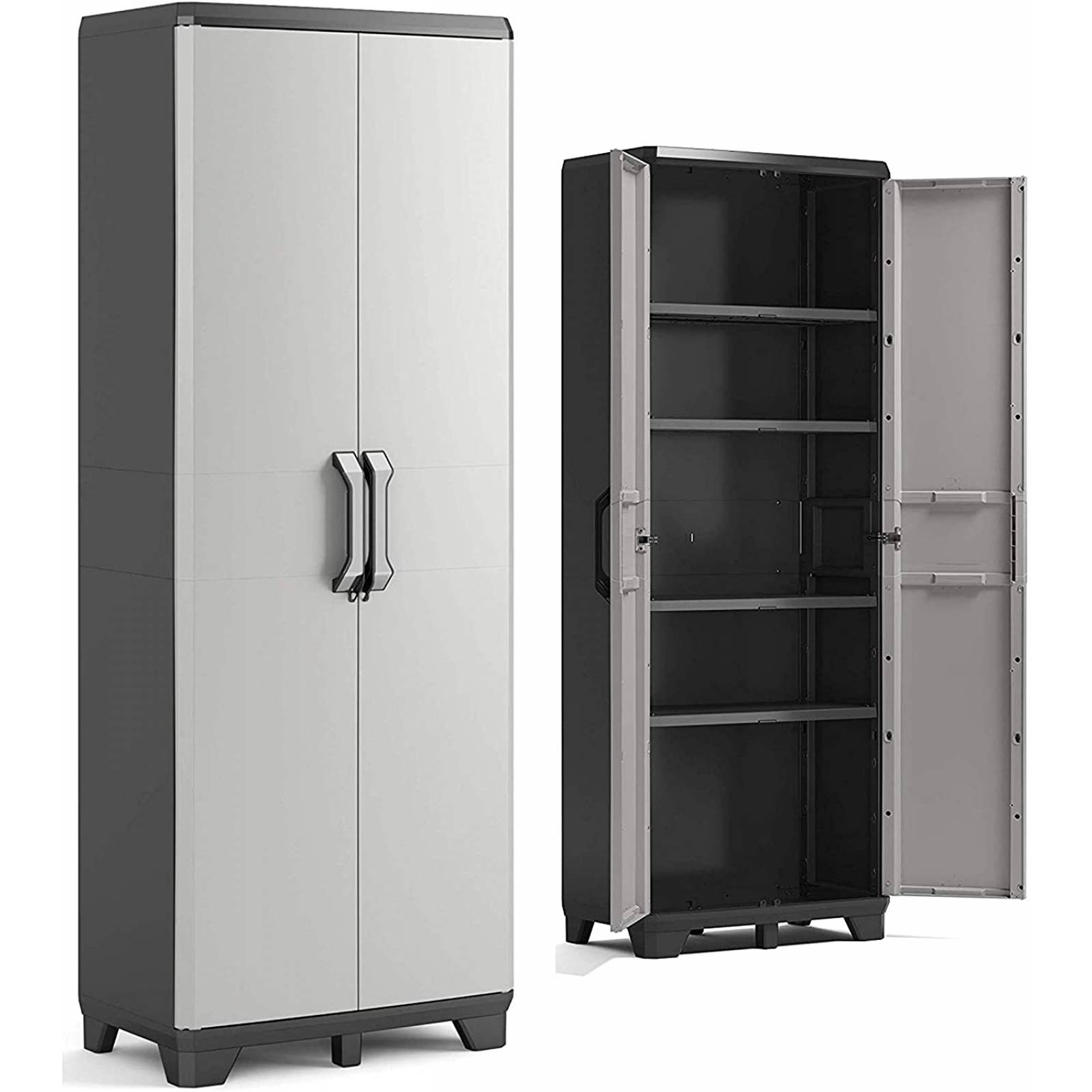 Armario Estante De Plástico Keter Gear Con 4 Repisas Organizador