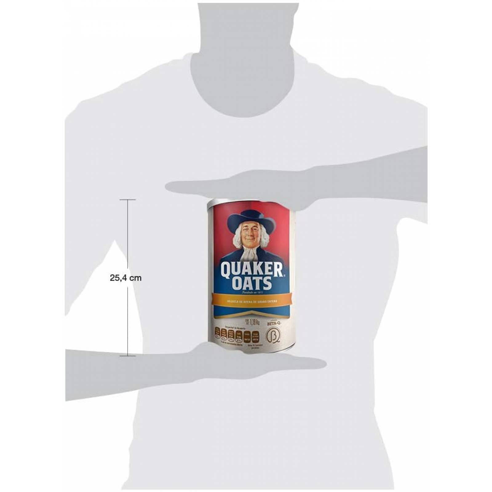 Quaker Avena Old Fashion, Sabor Natural, 1190 g