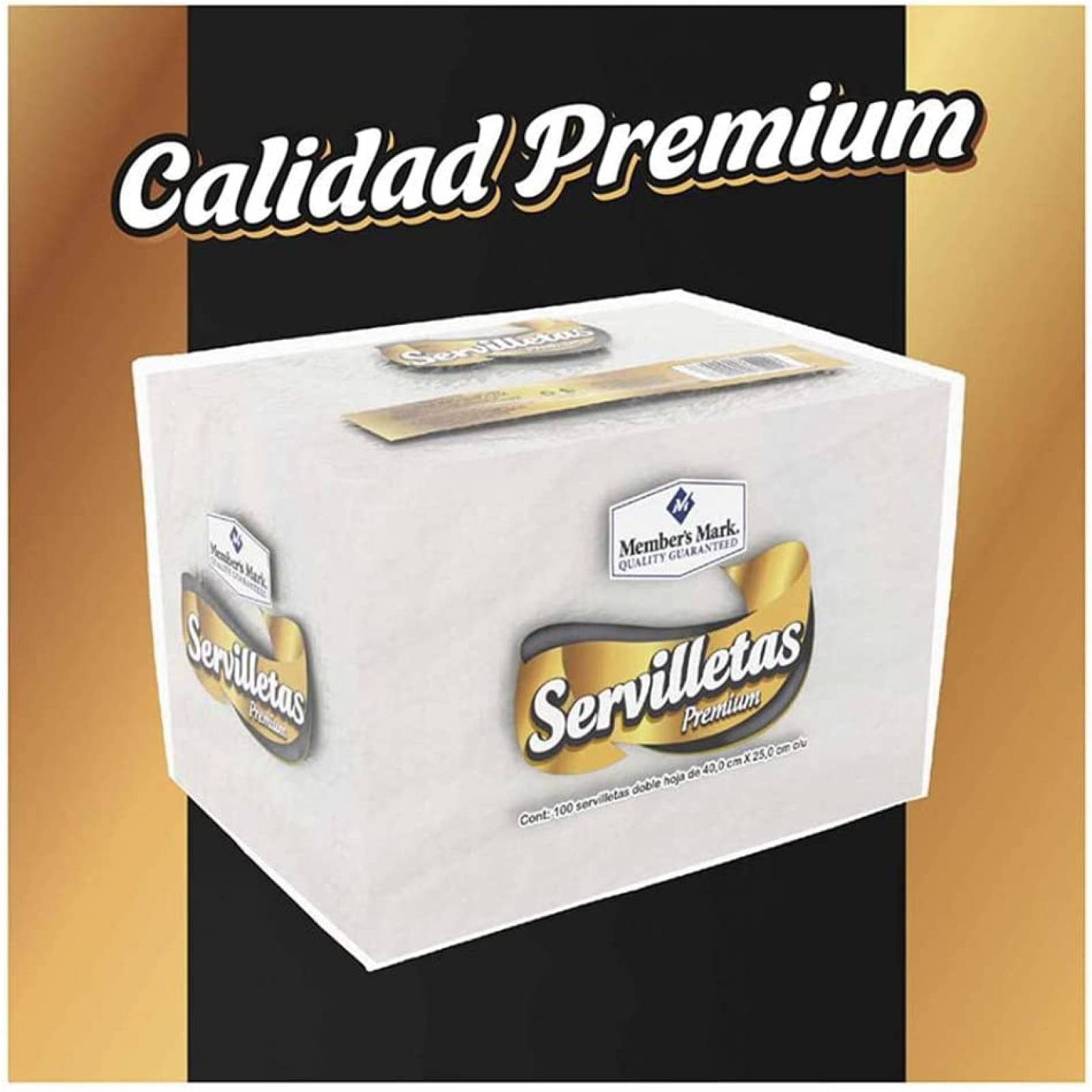 Servilletas Premium Con 4 Paquetes