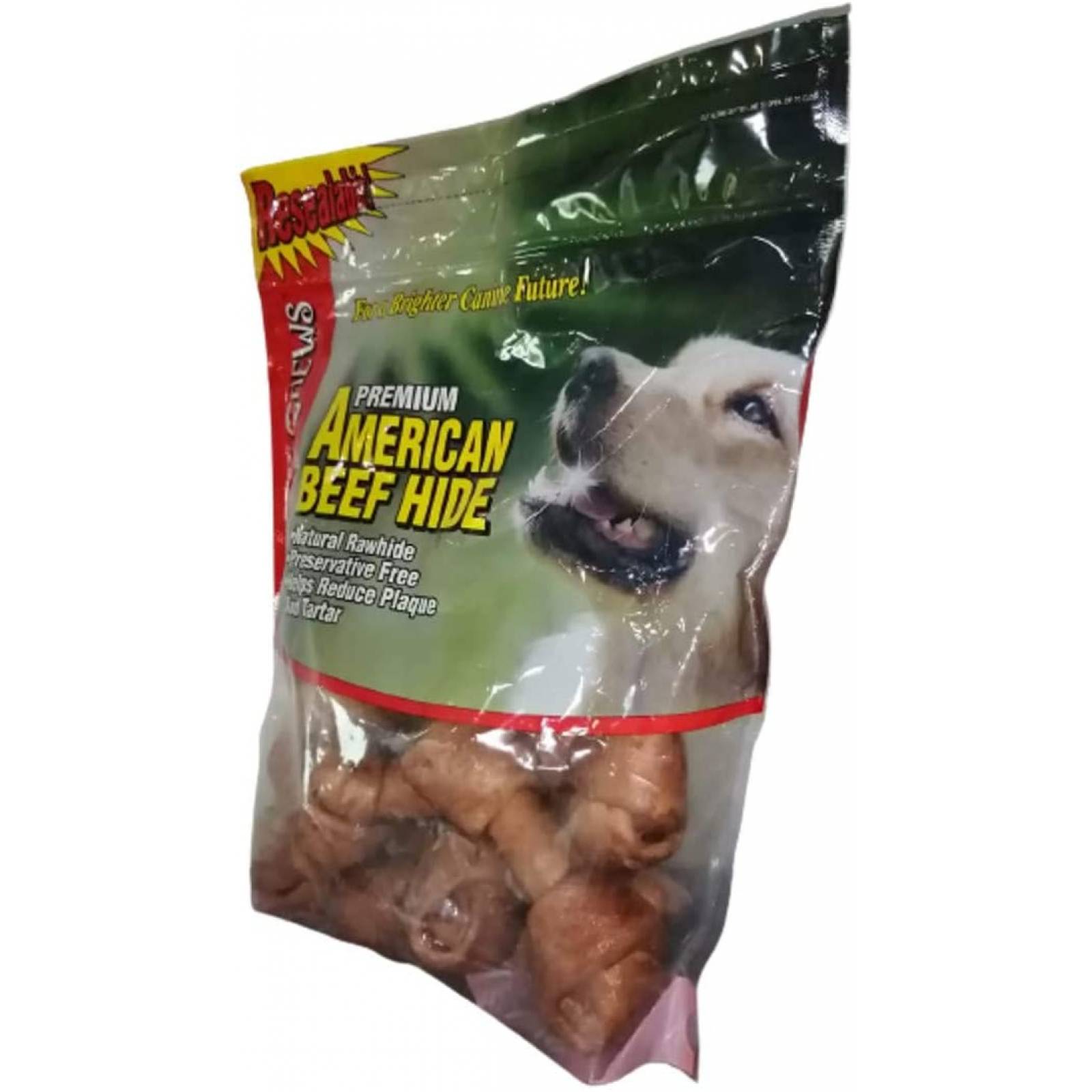 American Beef Hide Premios para Perro Hueso 5-6" Canine Chews