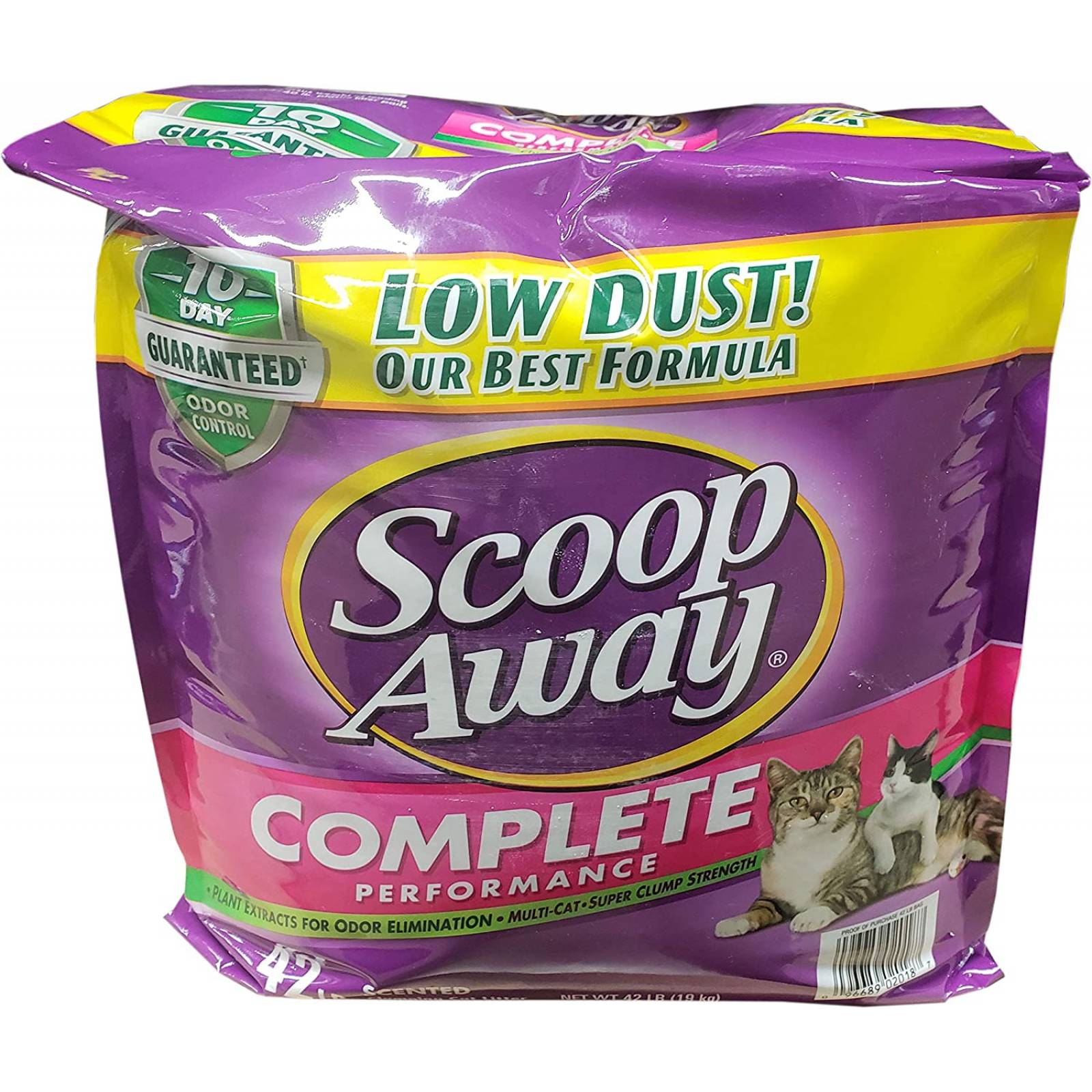 SCOOP AWAY Multicat Complete Performance Cat Litter, 42Pound