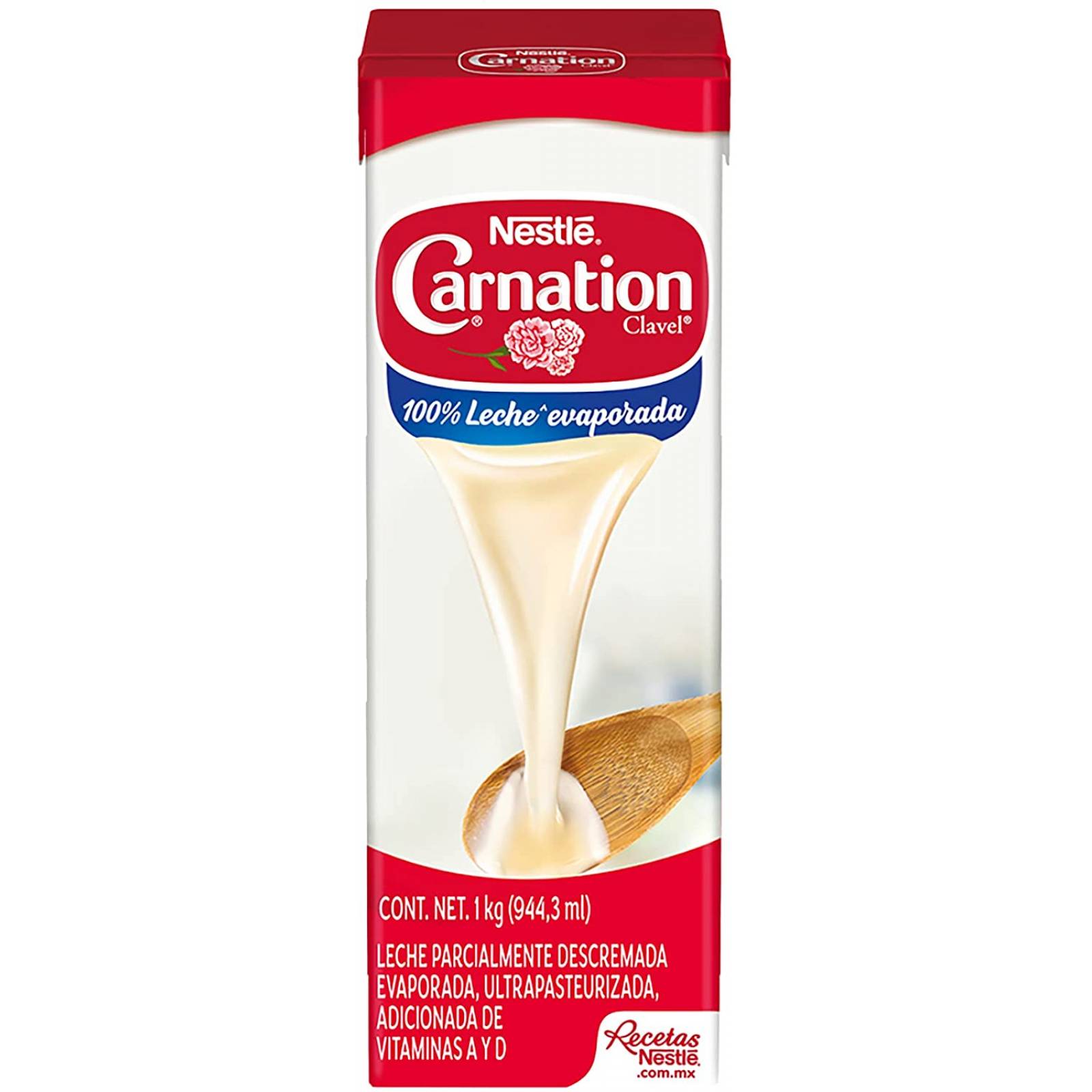 Carnation, Leche Evaporada Tetra Pack, 1 Lt