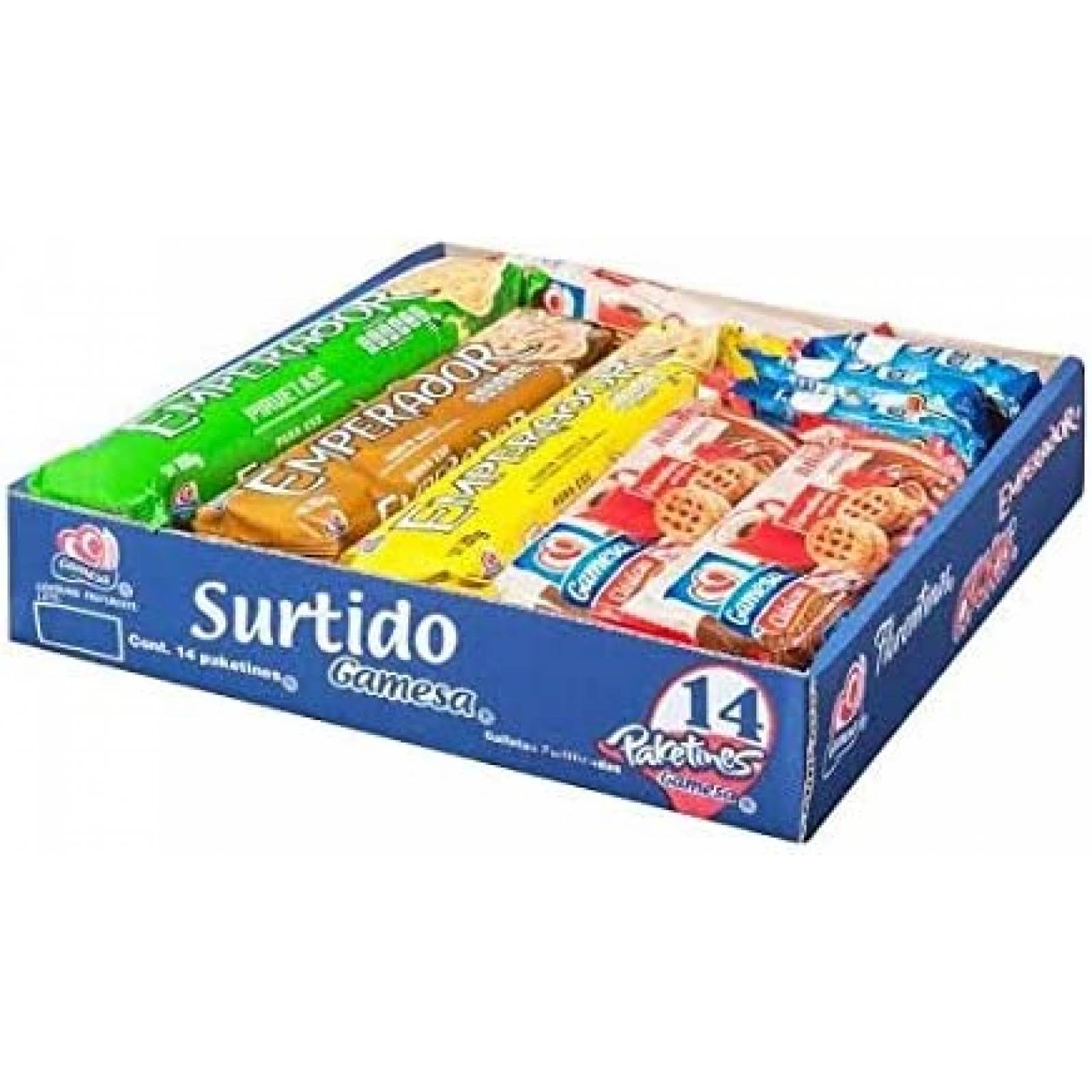 Gamesa Surtido De Galletas - 14 Paketines