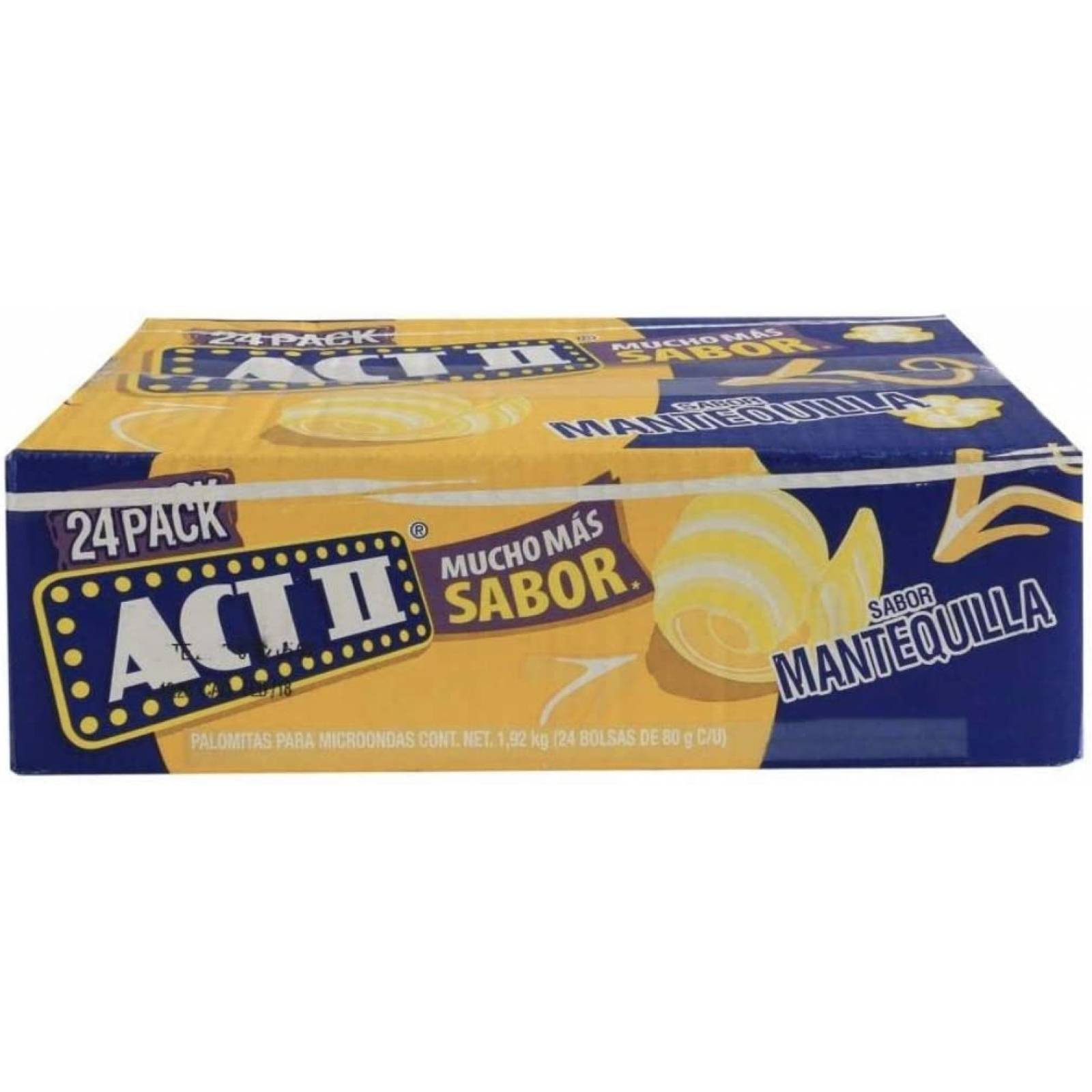 PALOMITAS DE MAIZ PARA MICROONDAS ACT II SABOR MANTEQUILLA