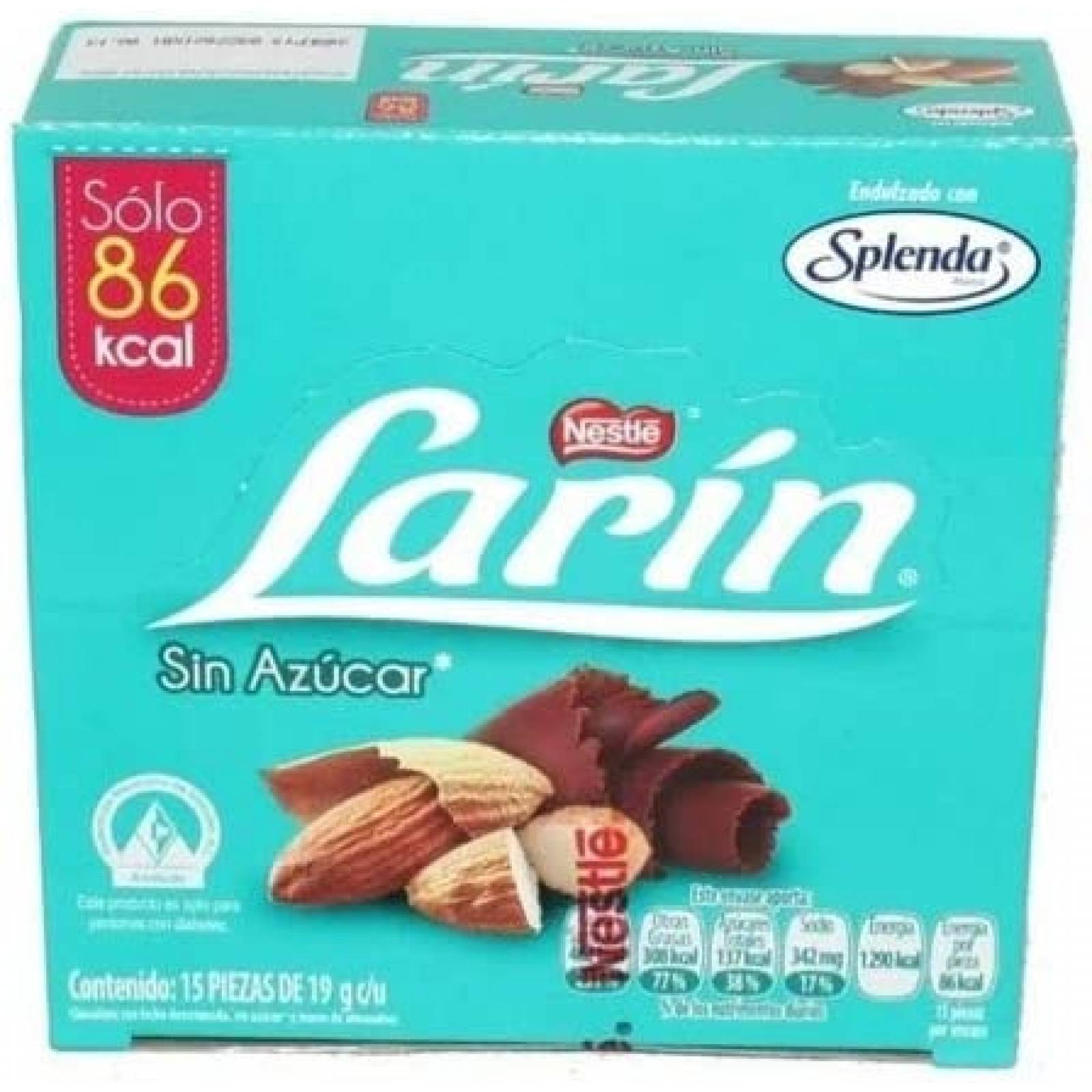 Chocolate Larín Sin Azúcar