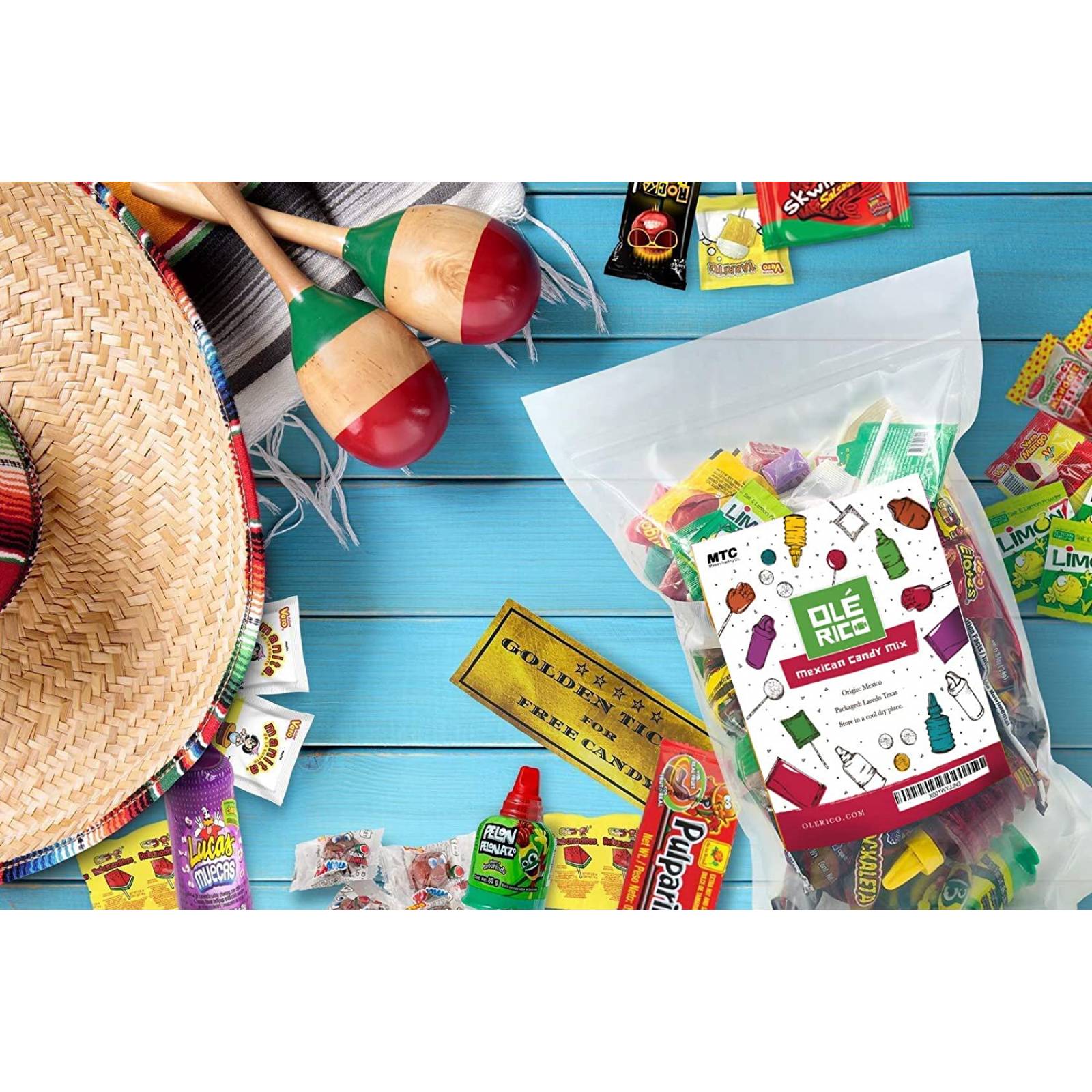 Surtido de dulces mexicanos