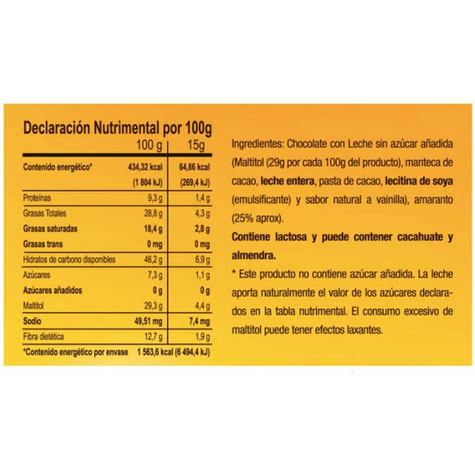 Barritas mini Snacks Picard chocolate y amaranto sin azúcar