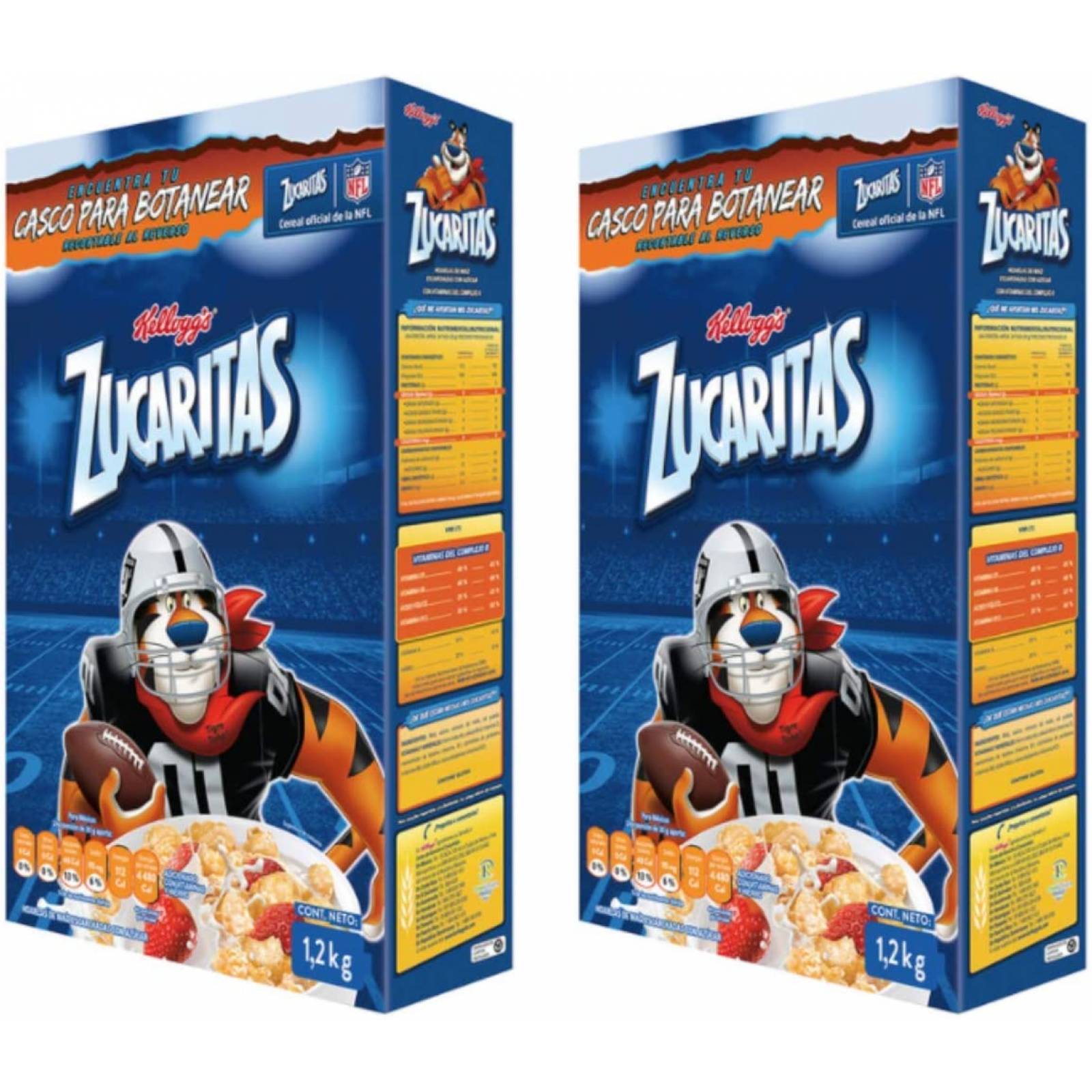 Zucaritas Cereal - 2 Cajas, 1.2 Kg