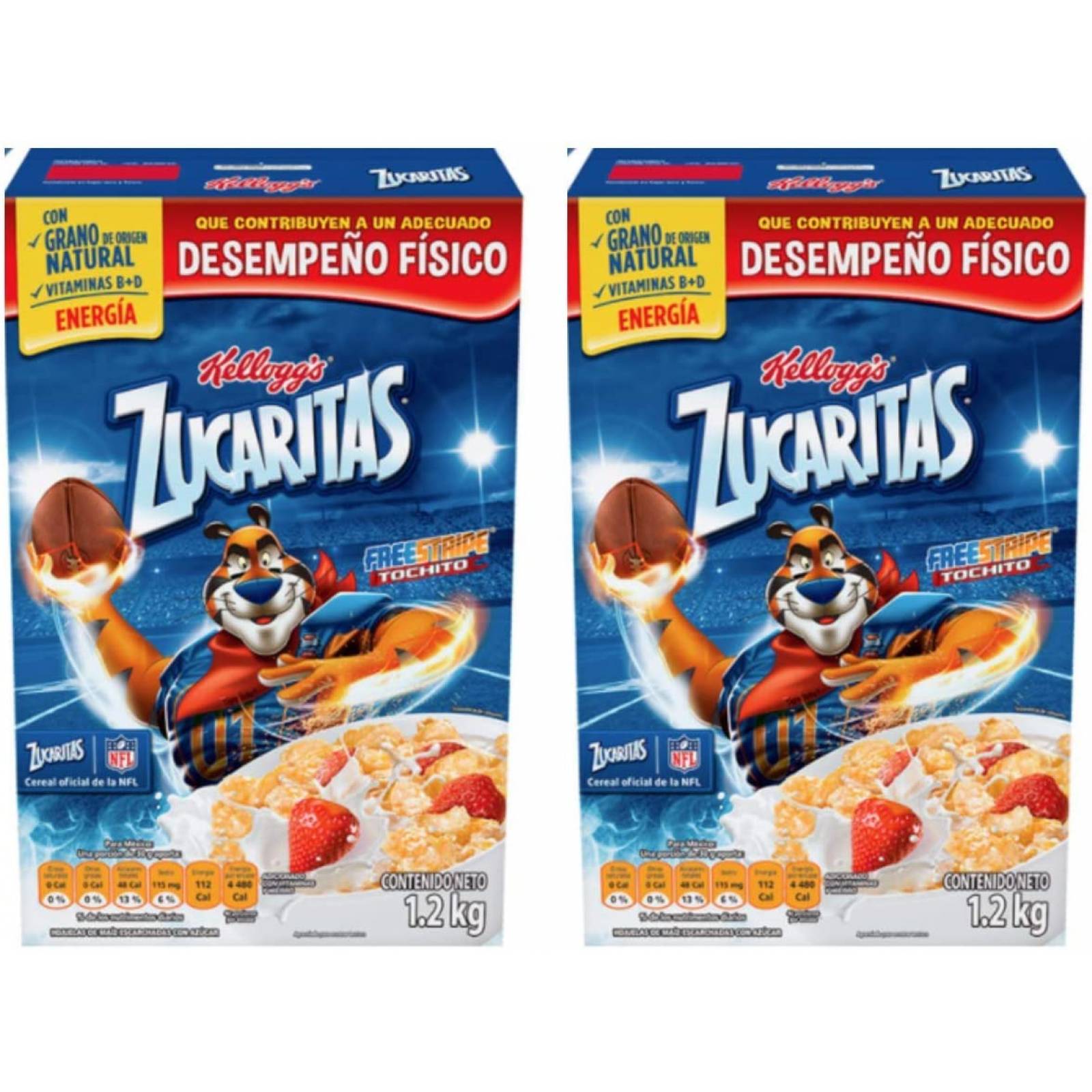 Zucaritas Cereal - 2 Cajas, 1.2 kg