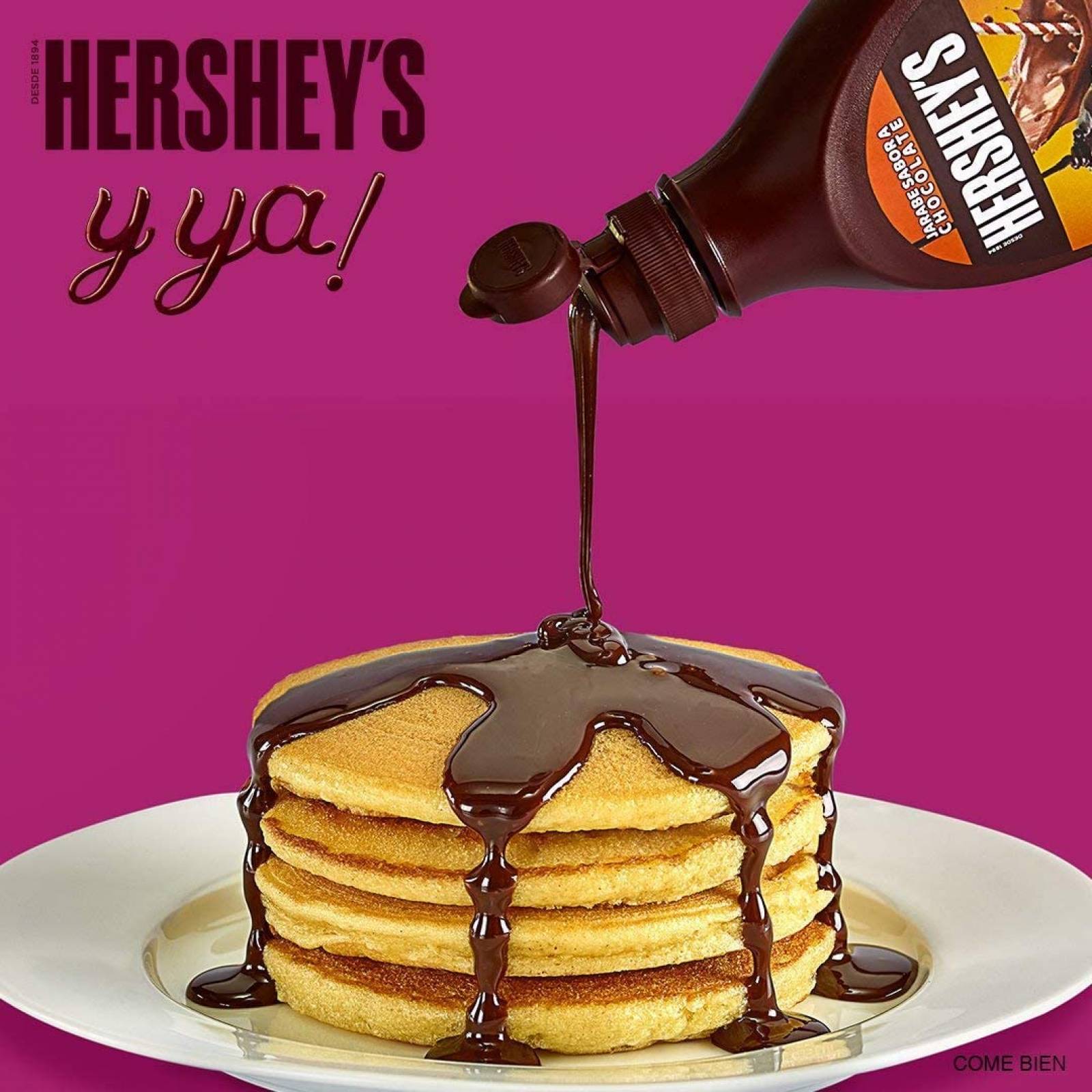 HERSHEY'S Jarabe de Chocolate 453 ml 1 pack HERSHEY'S Jarabe Sabor a Chocolate 453 ml, en total 3 botes.