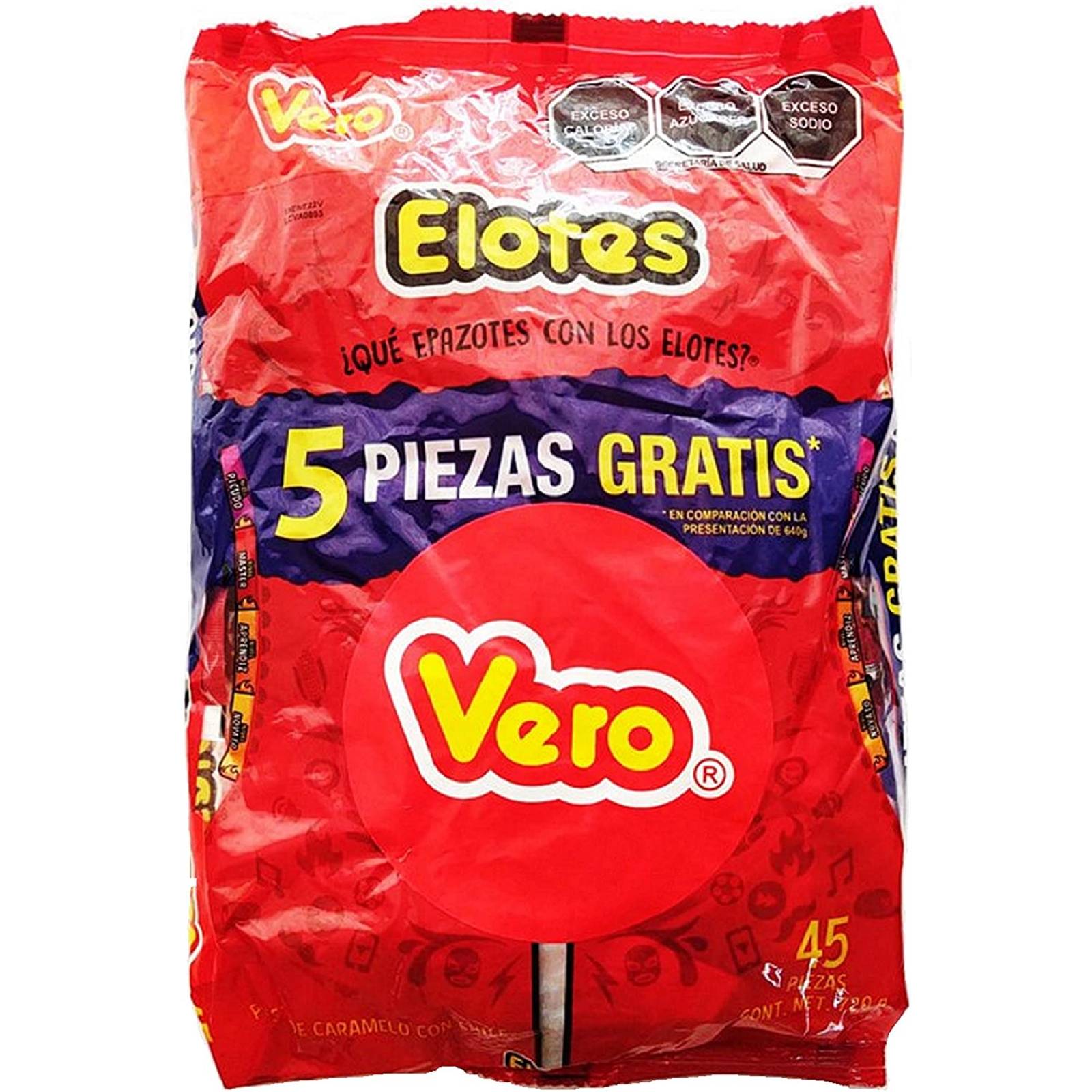Vero Elotes Paleta de caramelo