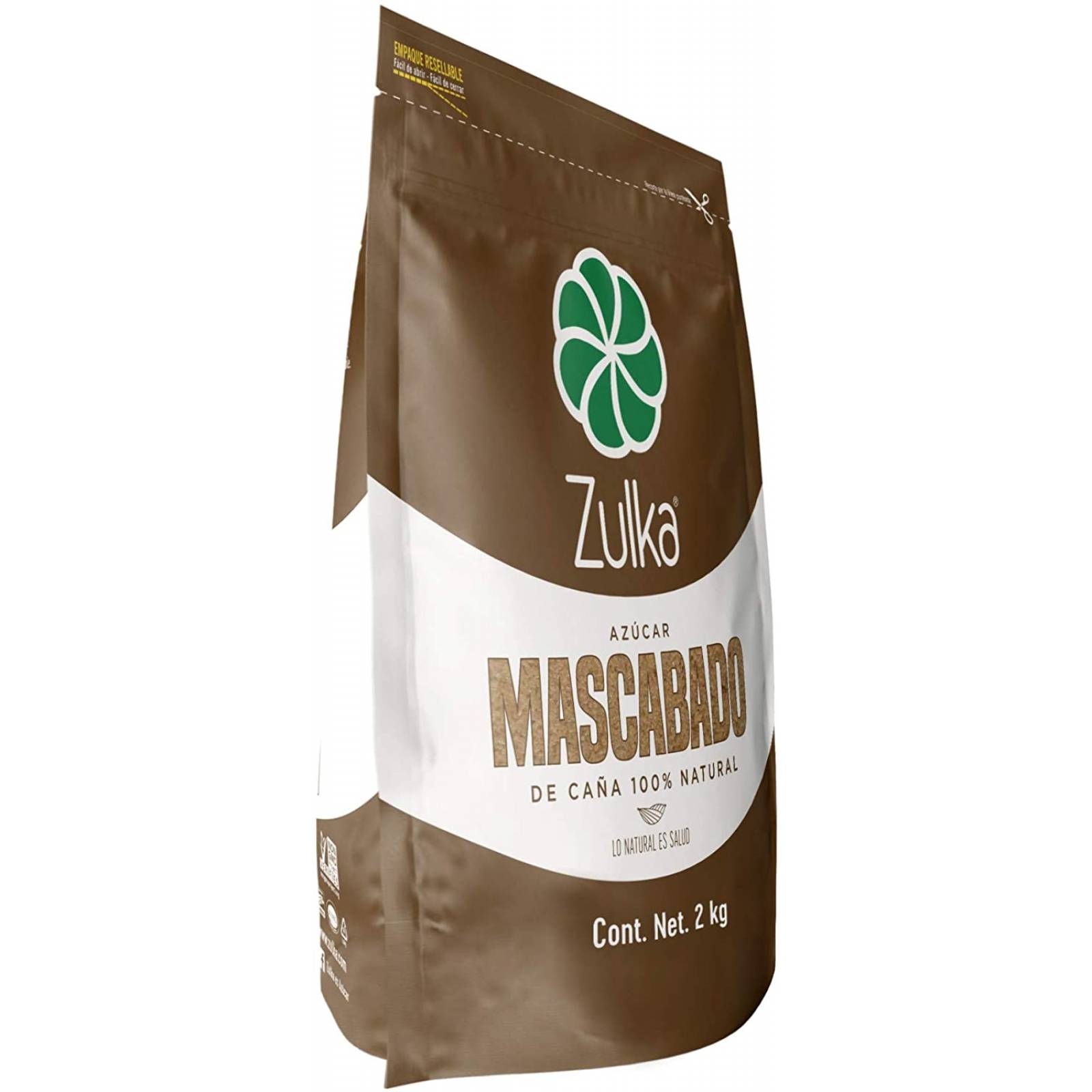 Zulka Azucar Mascabado 2 Kg, 2 Kilogramos