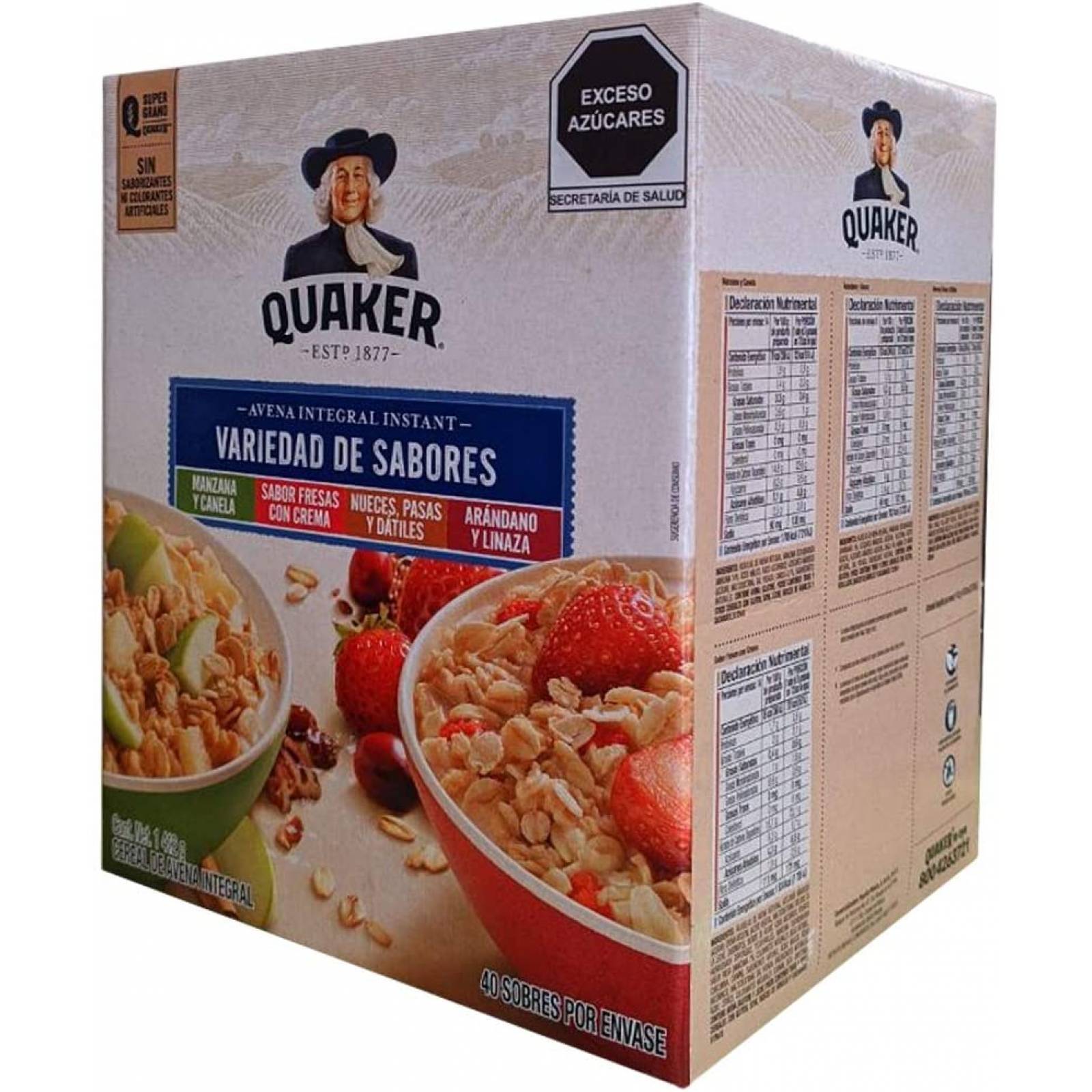 Quaker Avena Instantanea Surtido