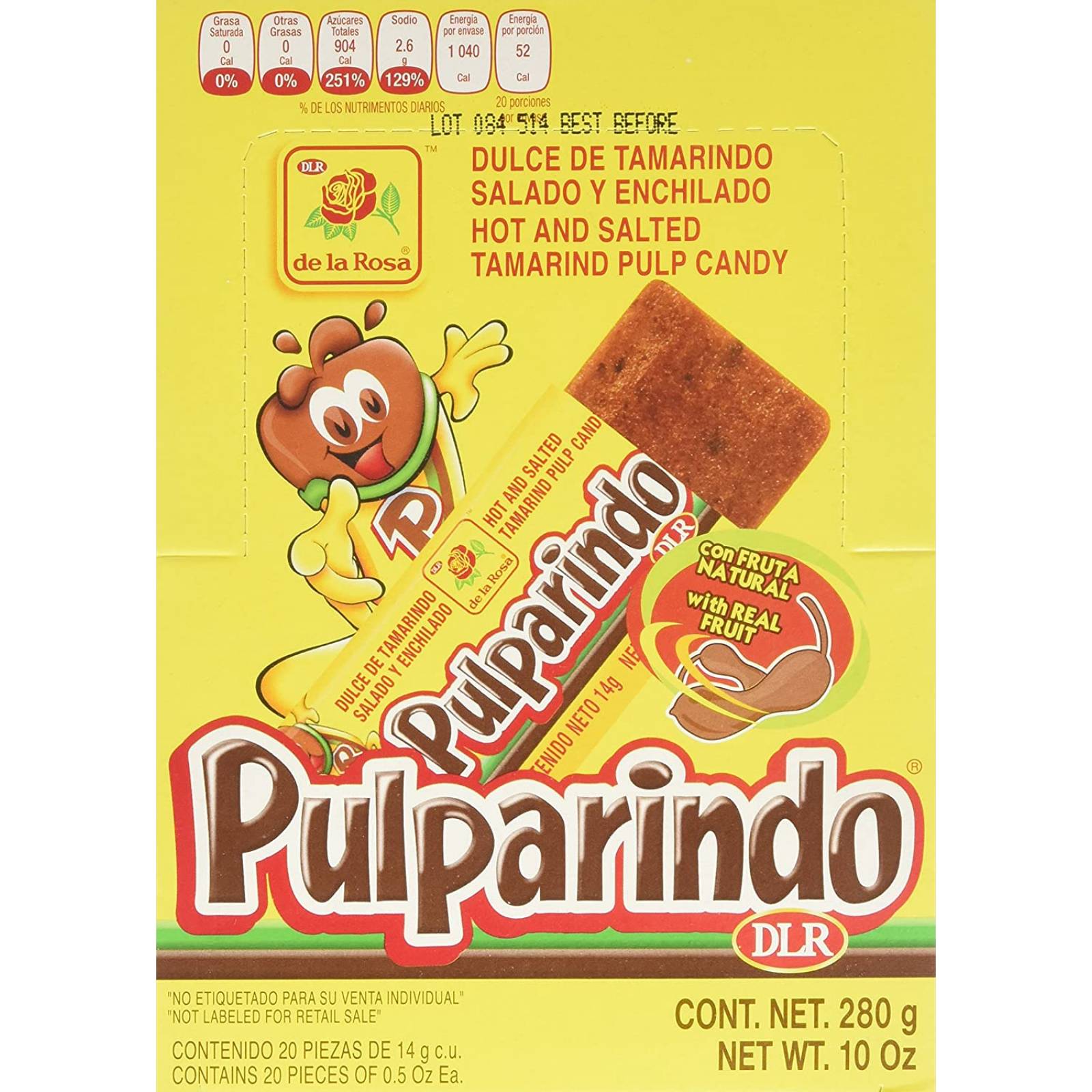 Pulparindo marca de la Rosa