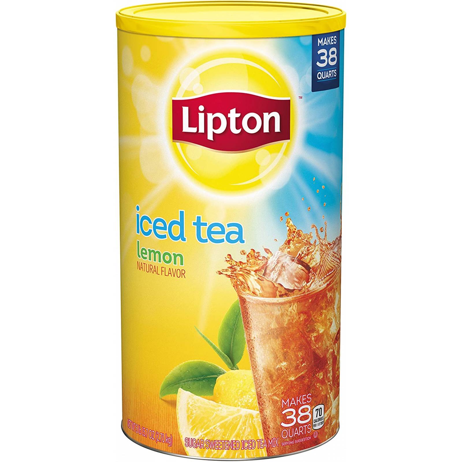 Lipton Iced Tea Mix, limón 38 qt