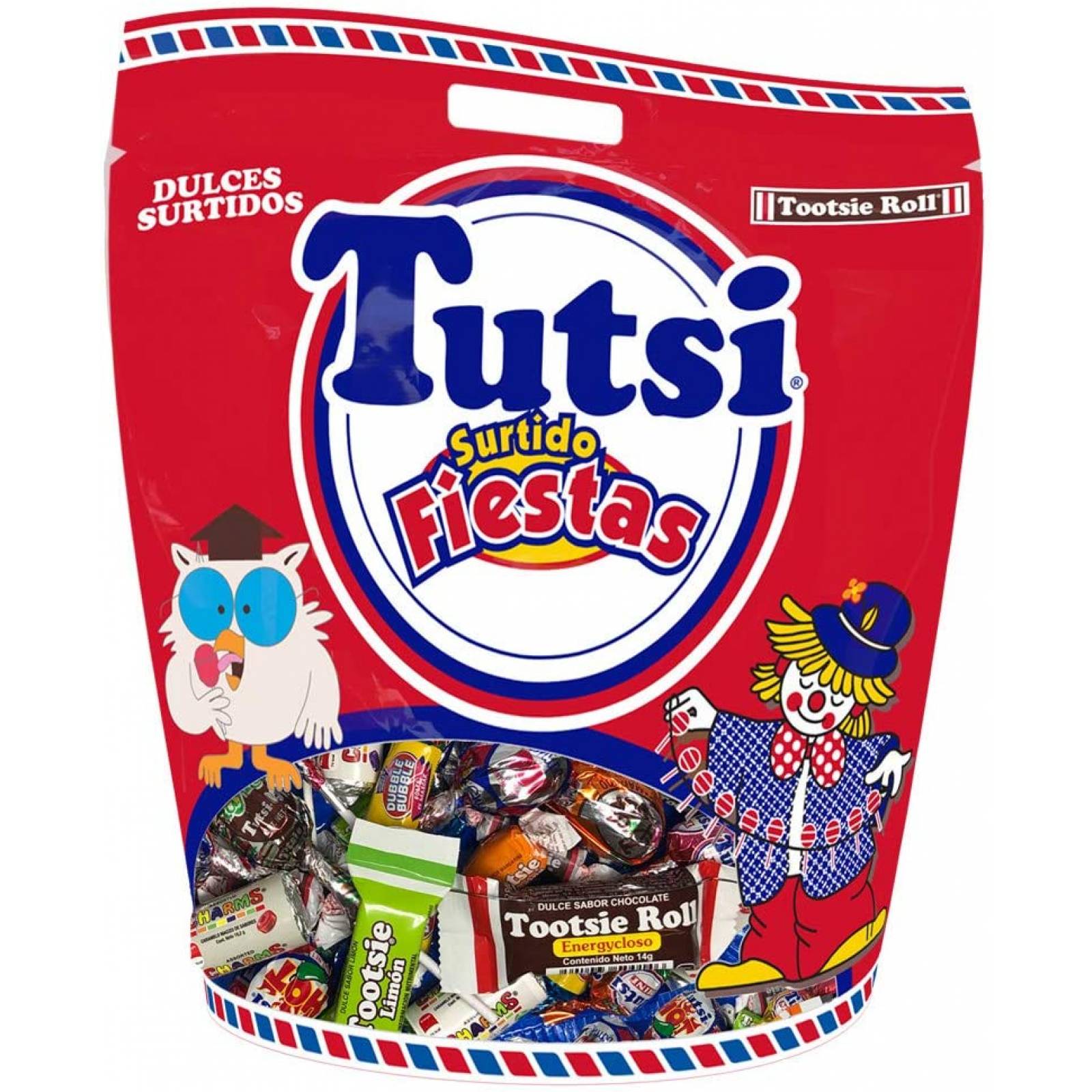 Tutsi Pop dulces surtidos varios sabores 2,200 g