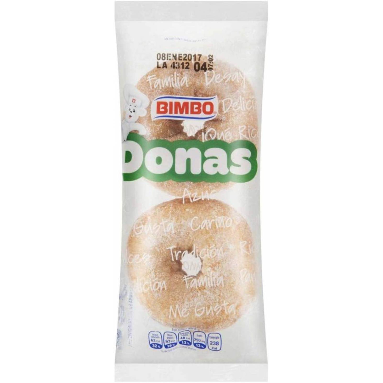 Donas Azucaradas Bimbo
