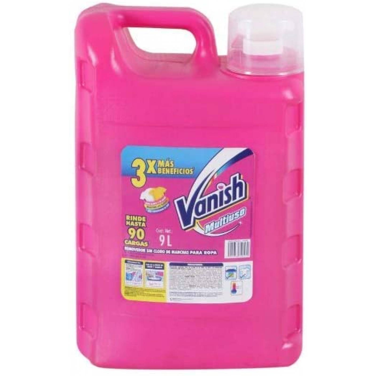 Vanish Removedor De Manchas Líquido Ropa De Color 9L