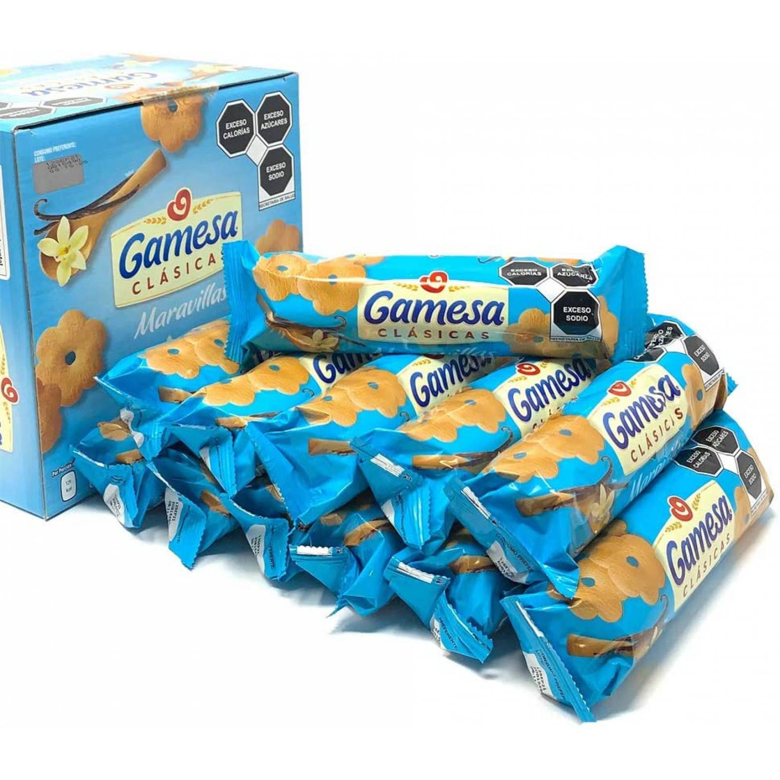 galletas gamesa maravillas | 12 paketines 1.2kg | pan | candy | cafe | leche | chocolates | snack | butter