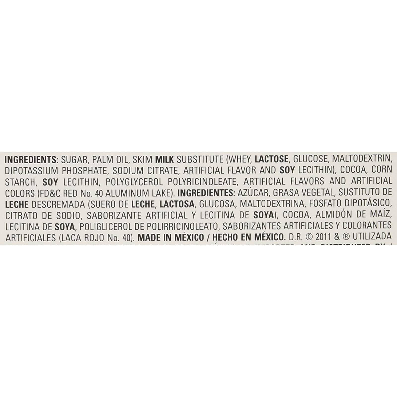 Duvalin Hazelnut & Strawberry caramelo dulce mexicano 18 ct