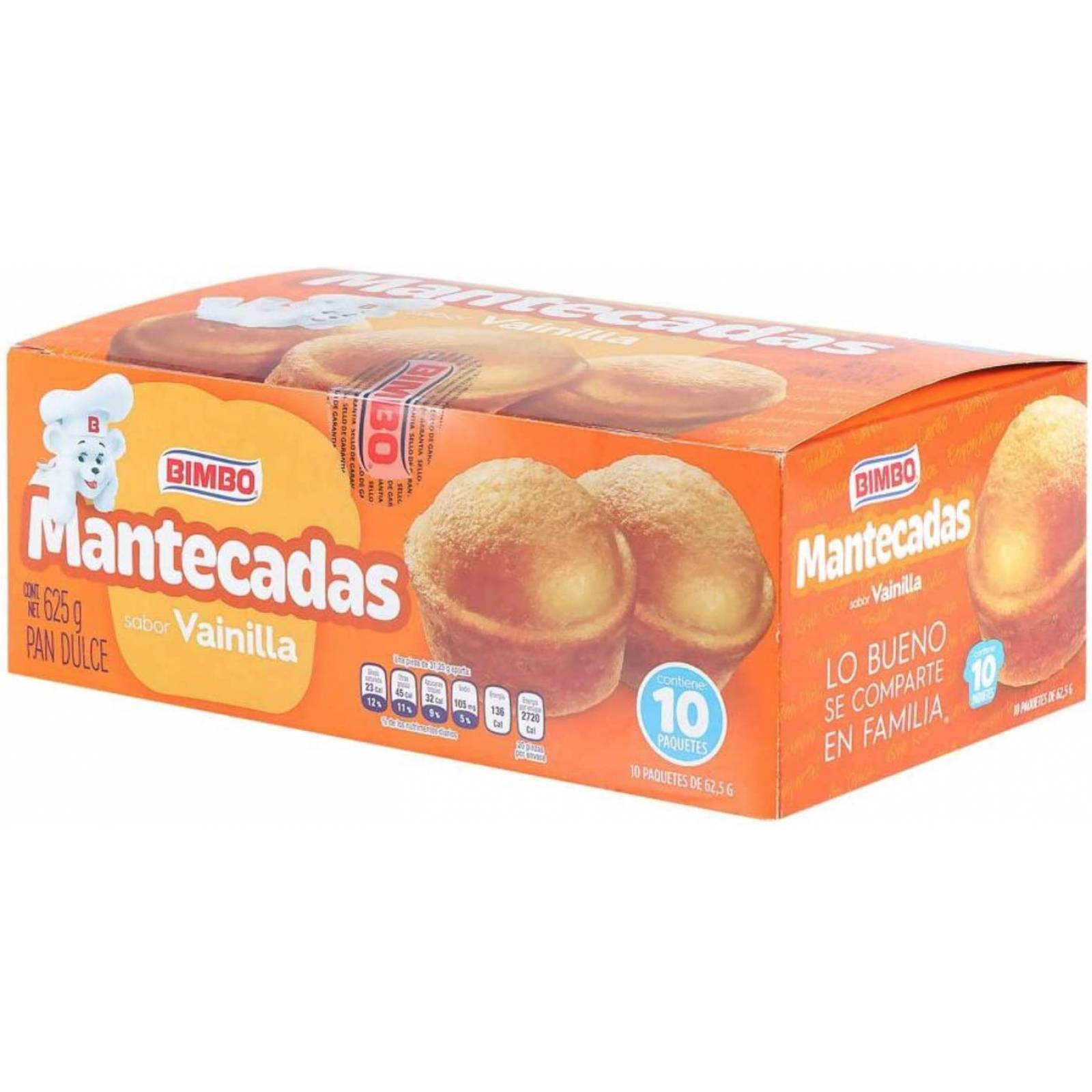 Mantecadas Bimbo Vainilla