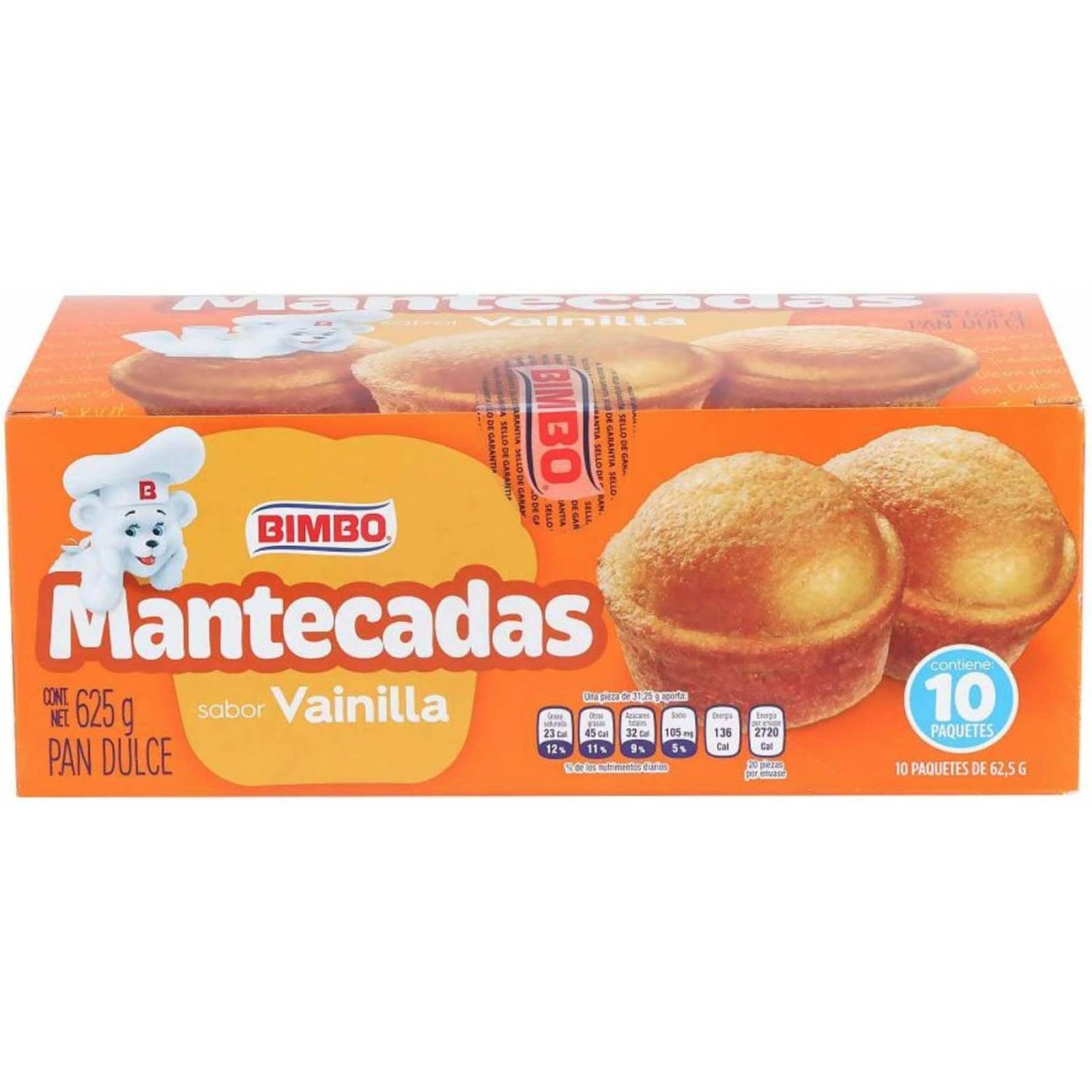 Mantecadas Bimbo Vainilla
