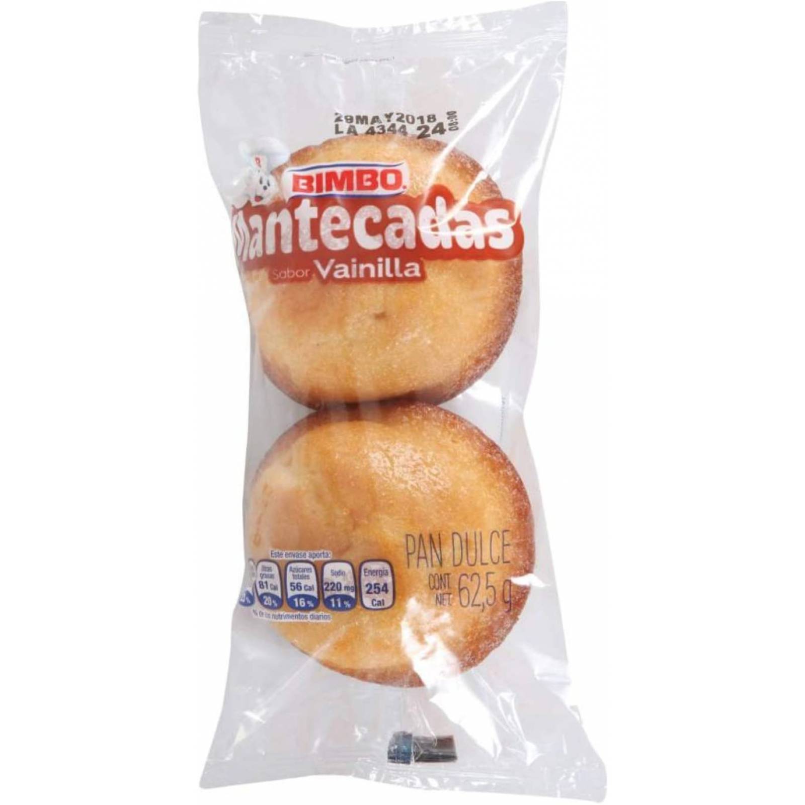 Mantecadas Bimbo Vainilla