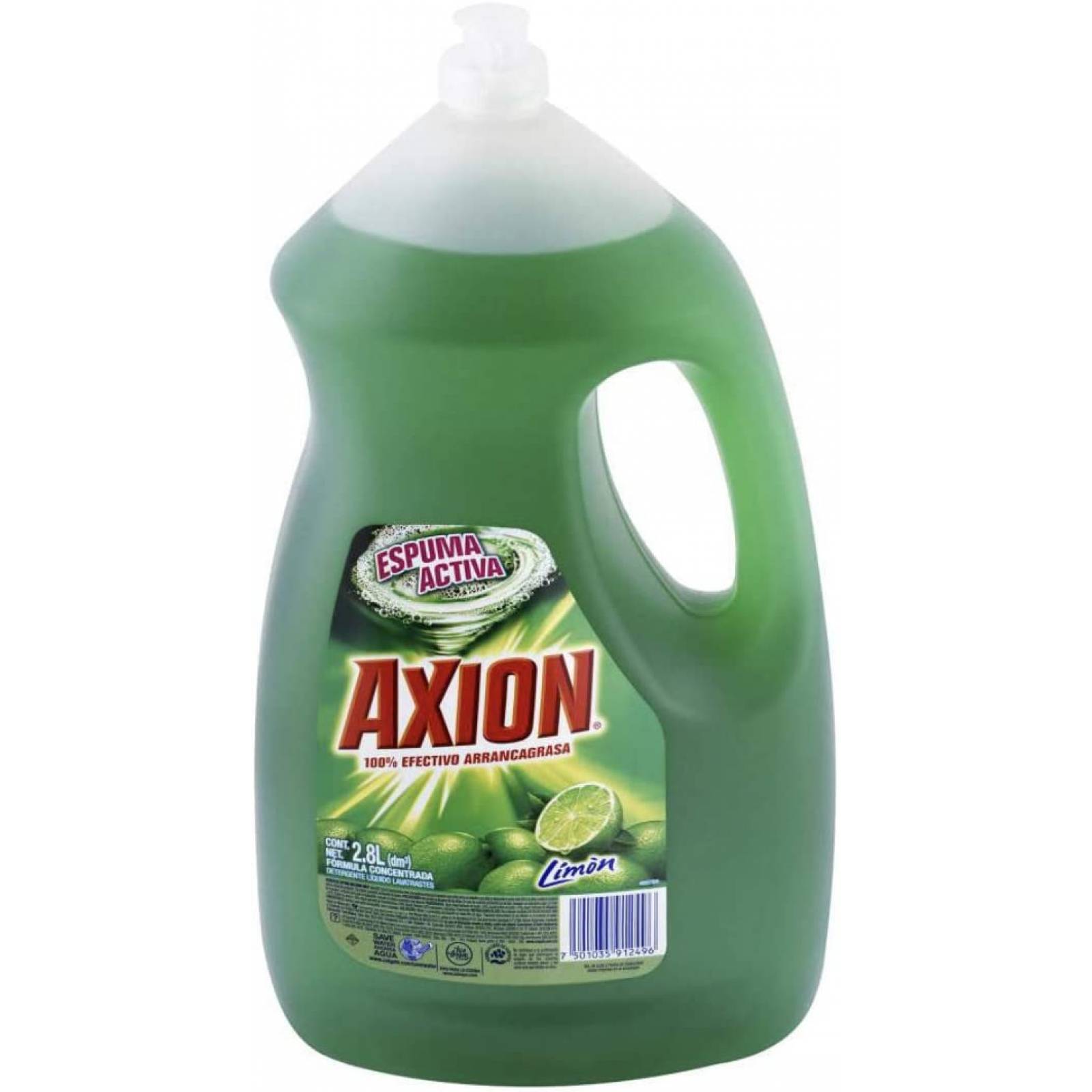 Lavatrastes Líquido Axion Limón 2.8 L (Presentación puede variar)