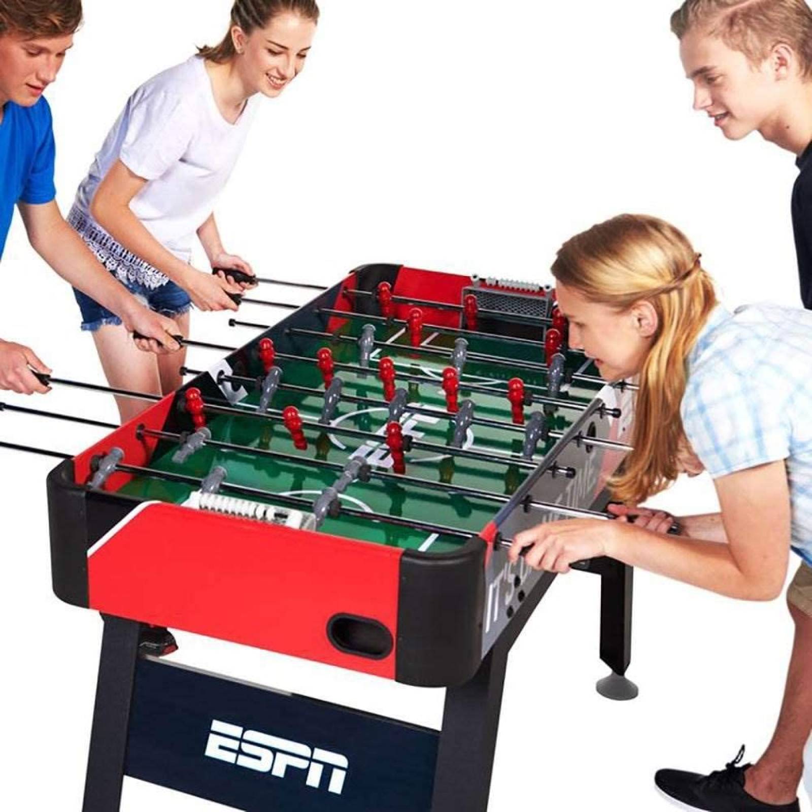 MD Sports ESPN Mesa de Entrenamiento de fútbol de 54 Pulgadas con abalorio y Accesorios