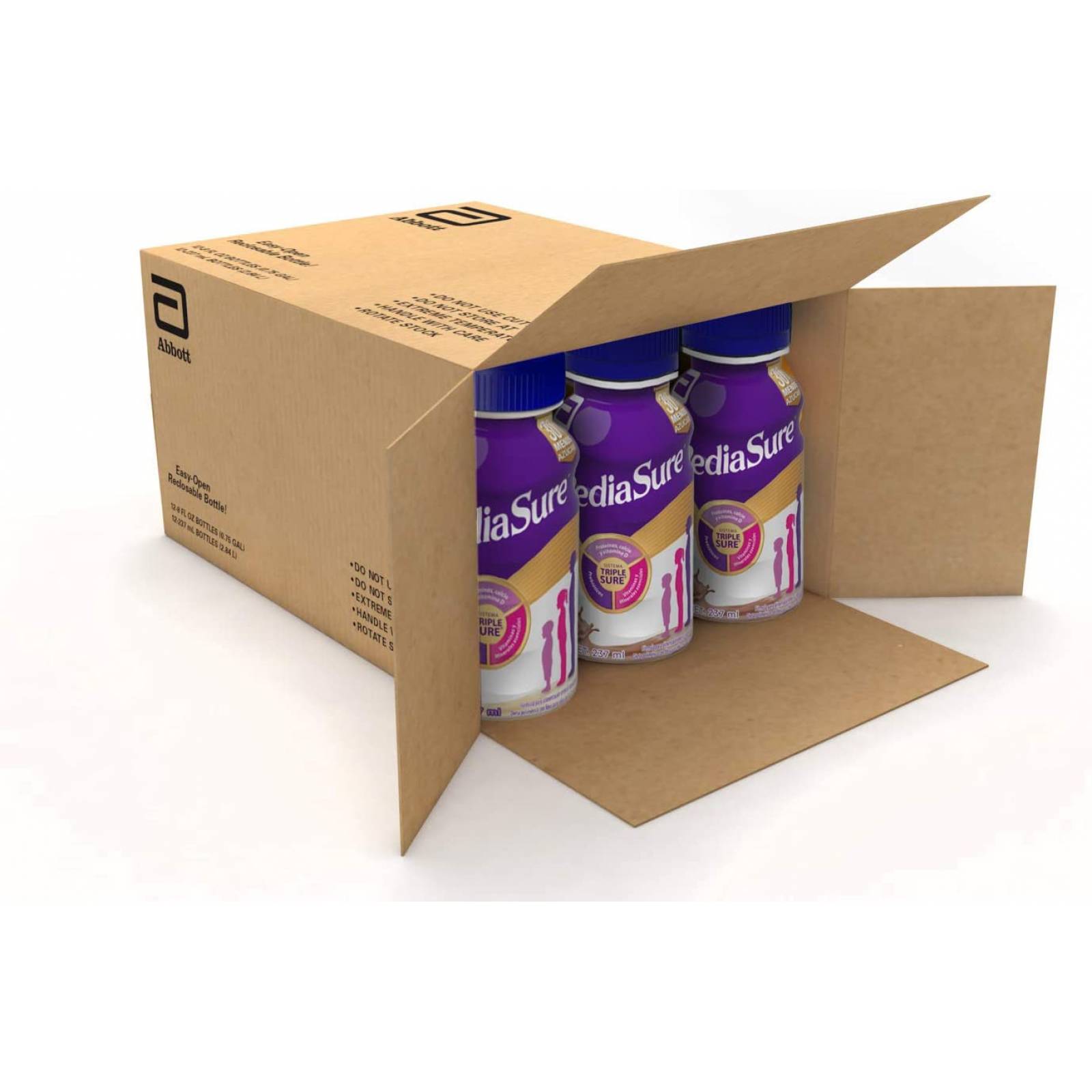 Pediasure Multisabor 10 Chocolate + 2 Vainilla 237ml (12 Piezas)